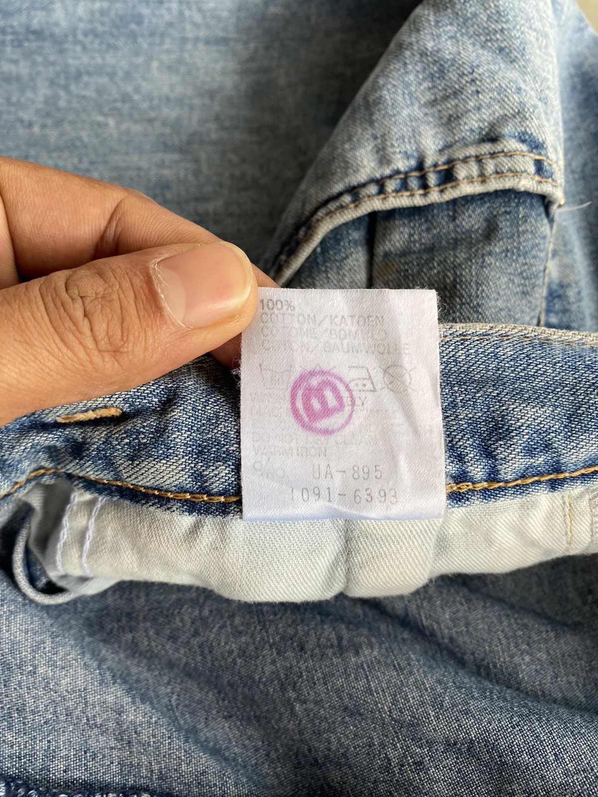 Edwin × Japanese Brand Baggy Jeans Japanese Vintage Edwin Distressed Size US 32 / EU 48 - 7 Thumbnail
