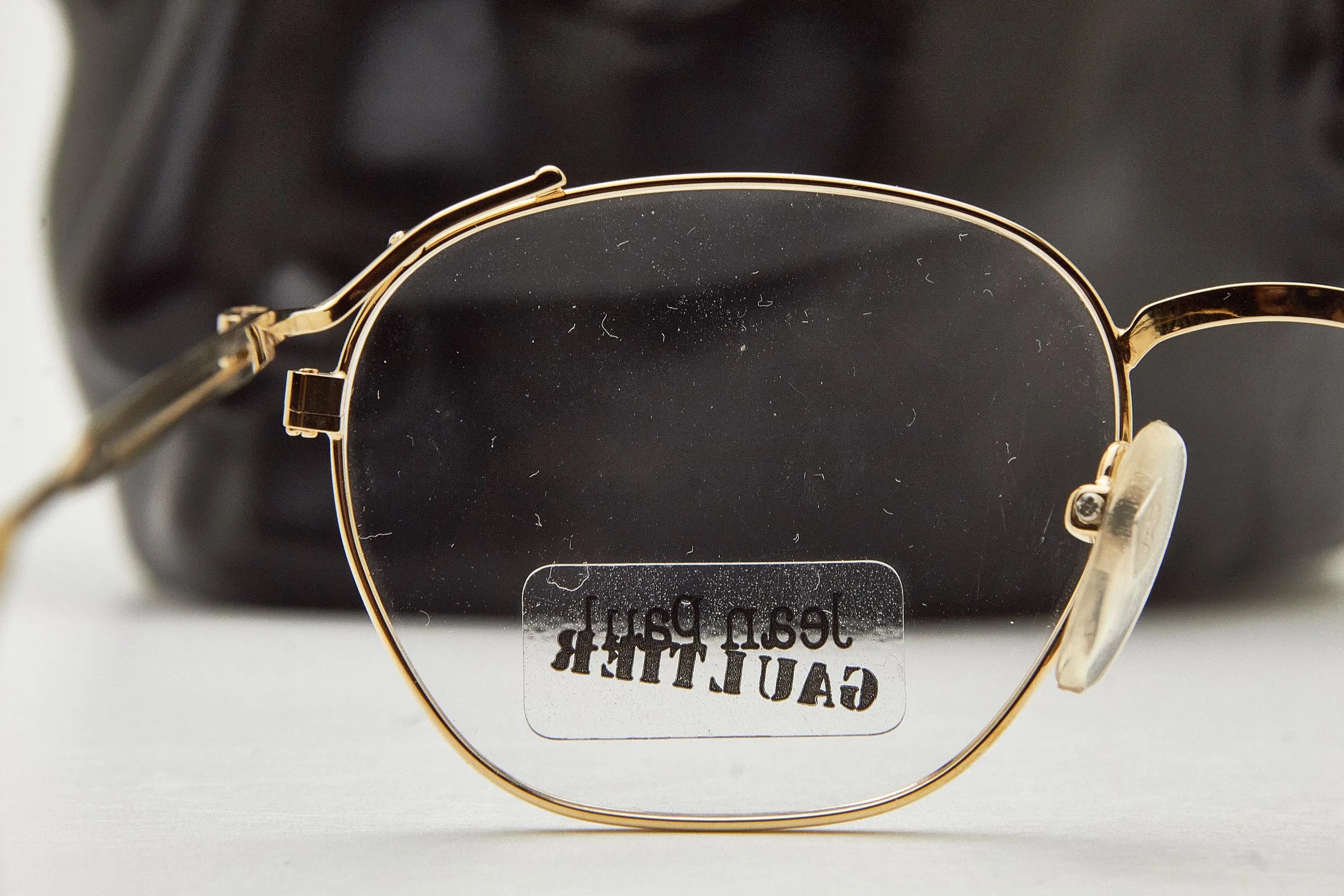 Jean Paul Gaultier Jean Paul Gaultier 55-3173 Gold Plated Oval Eyeglasses Size ONE SIZE - 18 Thumbnail