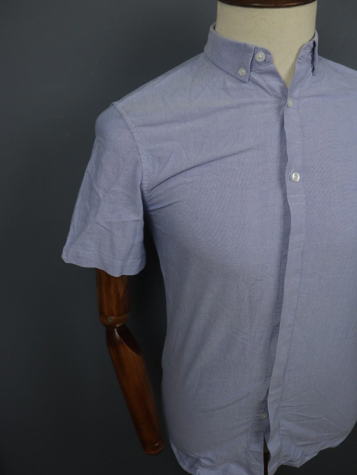 Fred Perry Fred Perry Blue Embroidered Button Down Shirt Size S Size US S / EU 44-46 / 1 - 4 Thumbnail