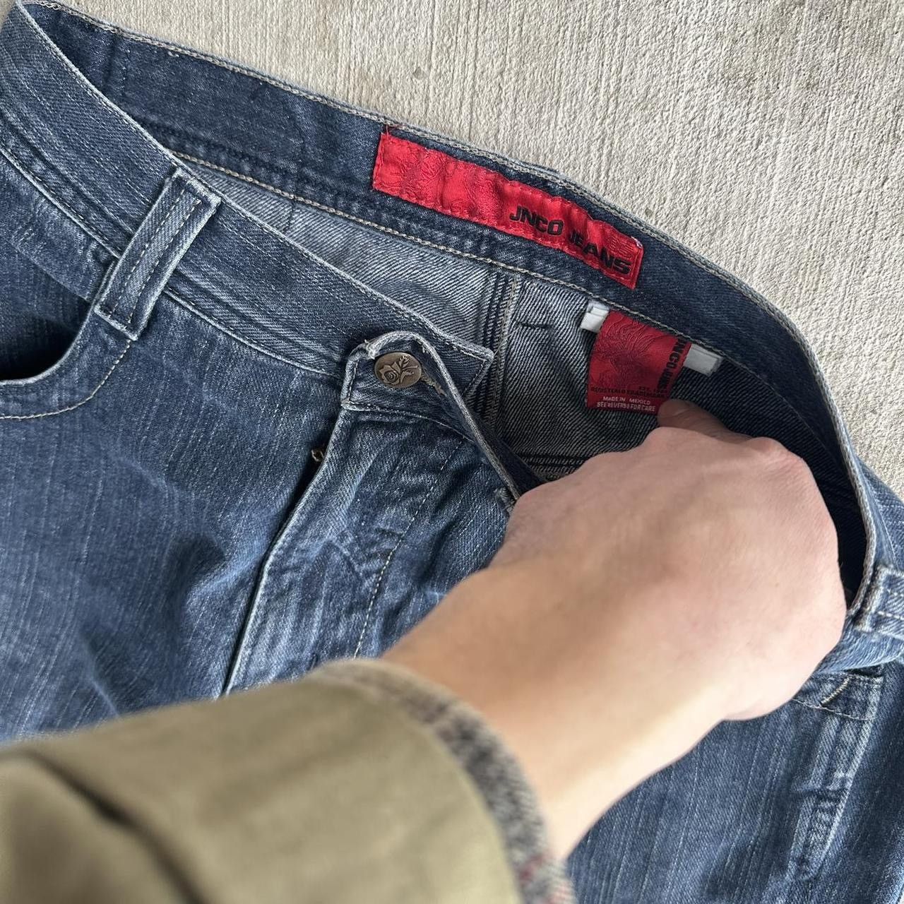 JNCO × Vintage Vintage Y2K JNCO Baggy Skater Denim Jeans Size US 34 / EU 50 - 4 Thumbnail