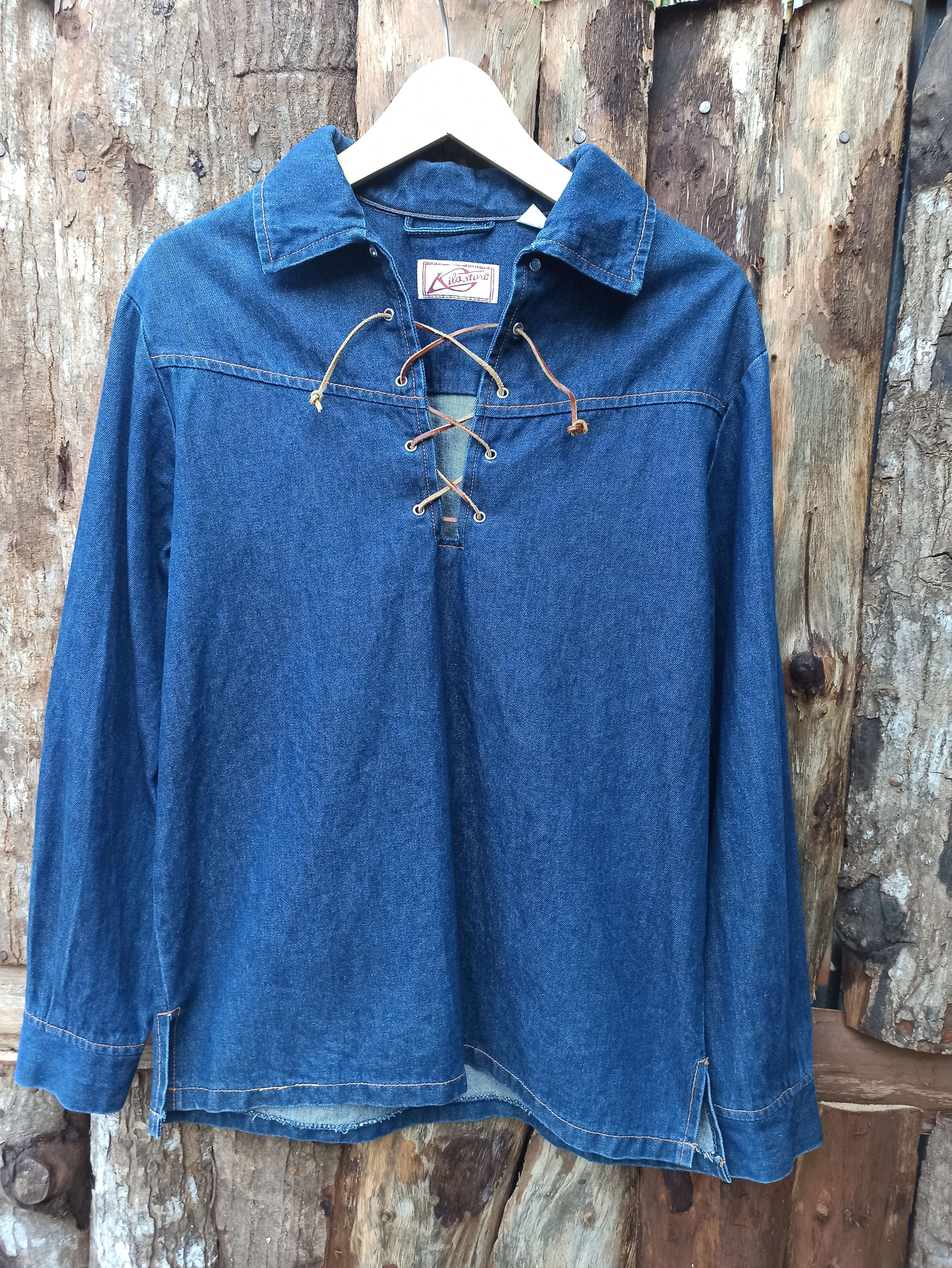 Other Kilastore pullover denim shirt jacket Size US L / EU 52-54 / 3 - 3 Thumbnail