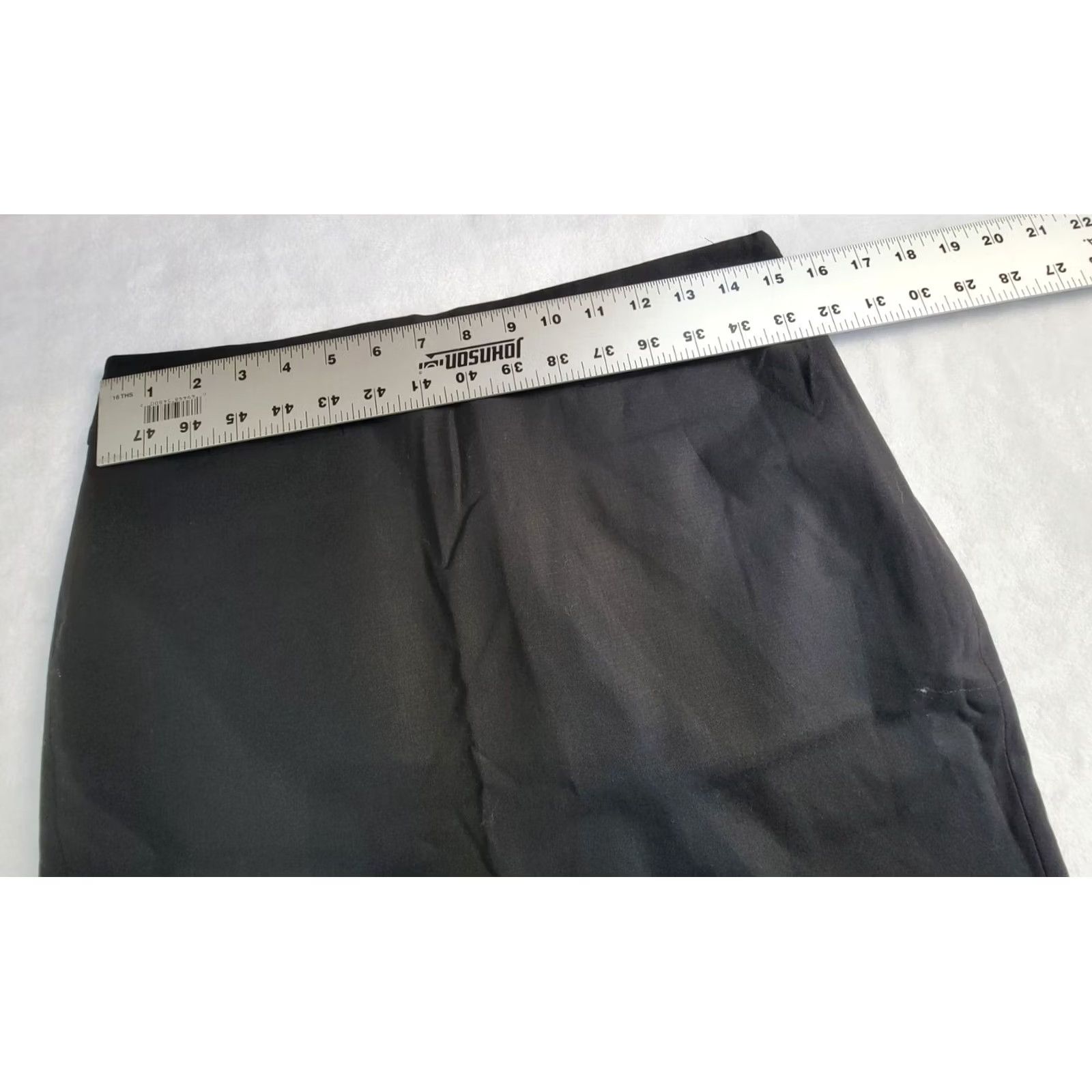 Banana Republic Banana Republic Petite Women Black Wool Blend Pencil Skirt Size 8P Stretch Lined Size 30" / US 8 / IT 44 - 6 Thumbnail