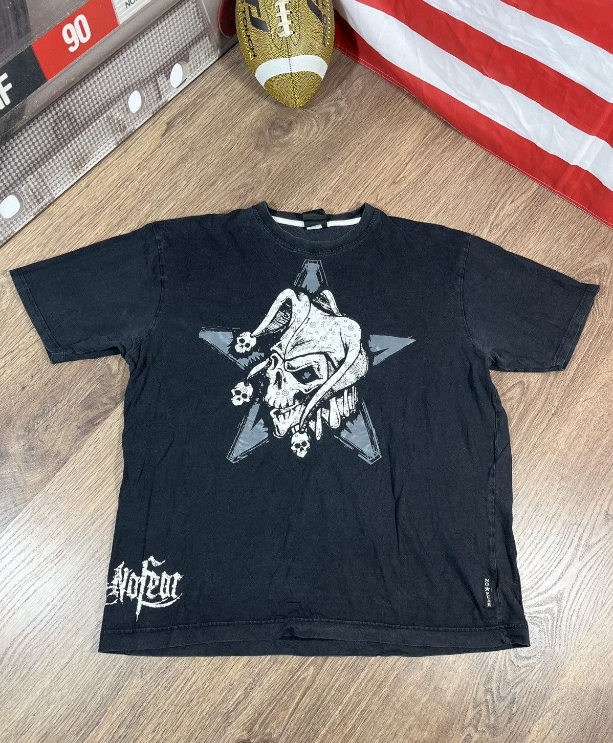 No Fear No Fear Skull Tee Rare Size US XXL / EU 58 / 5 - 1 Thumbnail