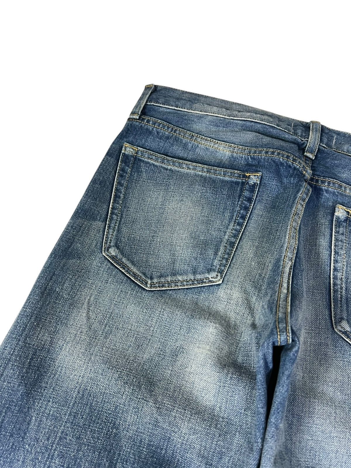 Japanese Brand Vintage Japanese Brand Selvedge Distress Denim Jean Size US 31 - 13 Thumbnail