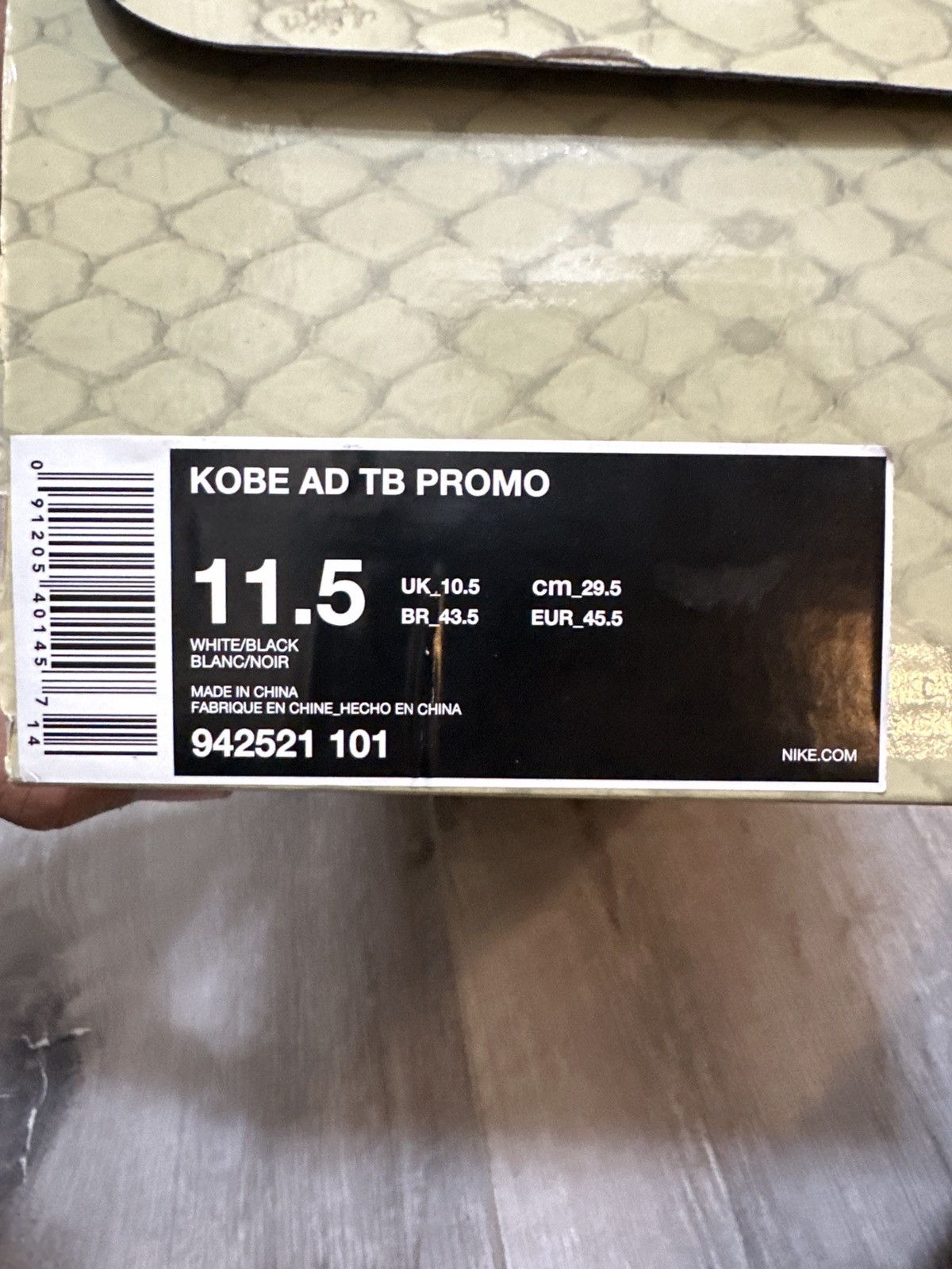 Nike Kobe AD TB PROMO Size US 11.5 / EU 44-45 - 7 Thumbnail
