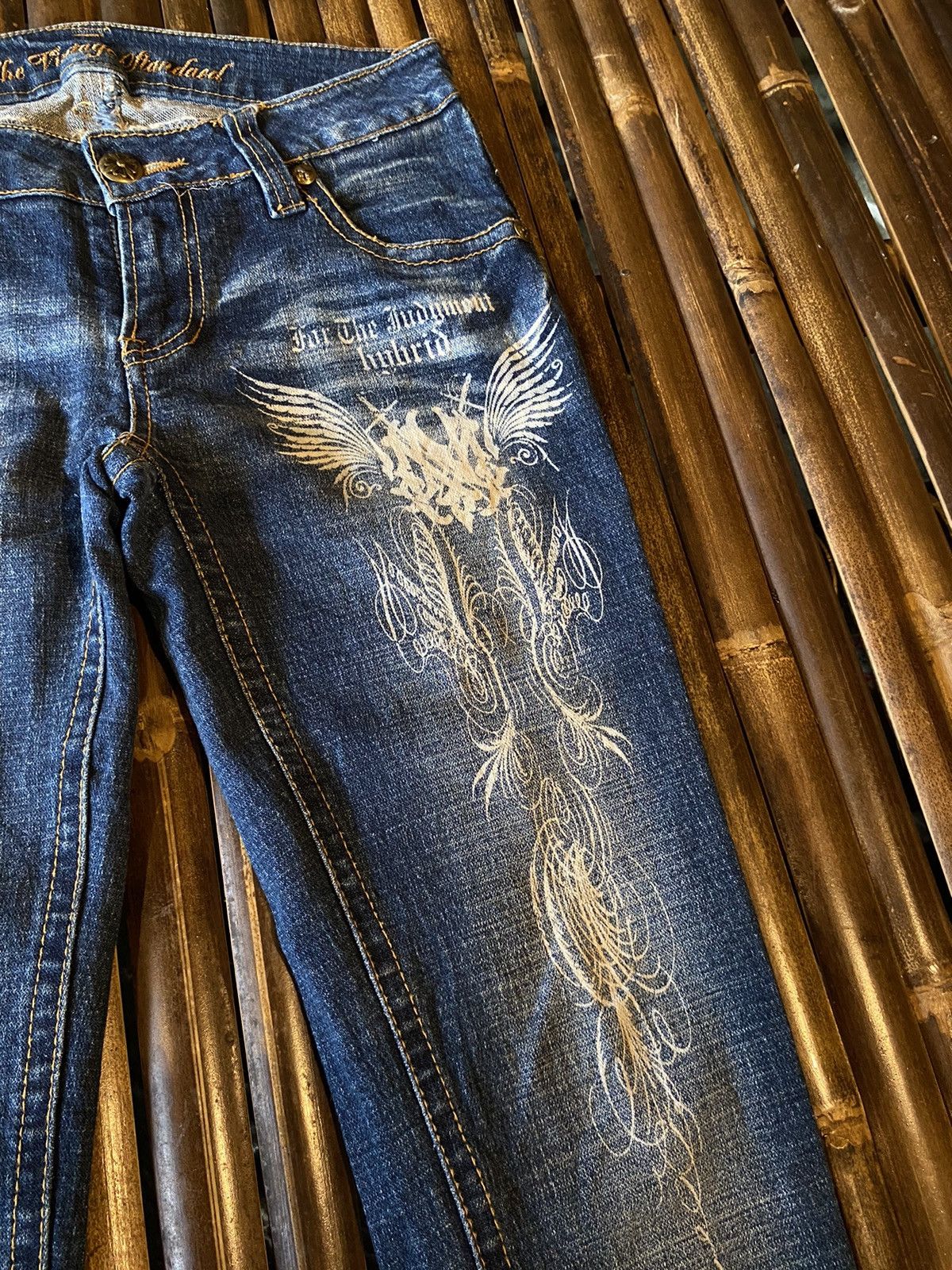 SKY BOMBER DENIM PANTS