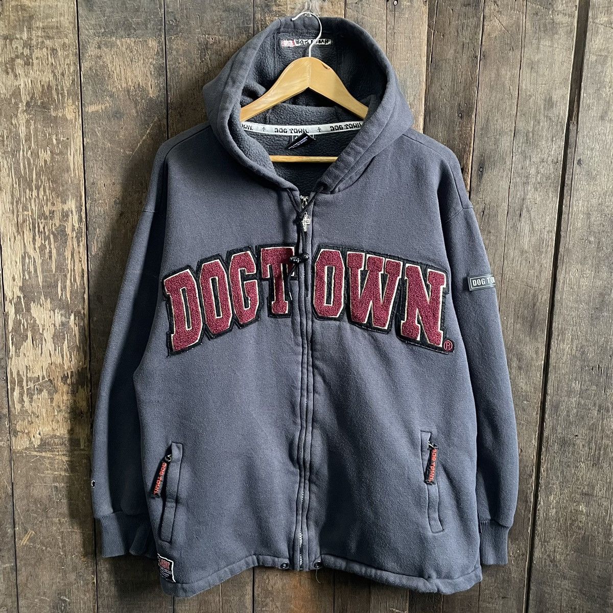 Dogtown Zip Up shops Hoodie Jacket