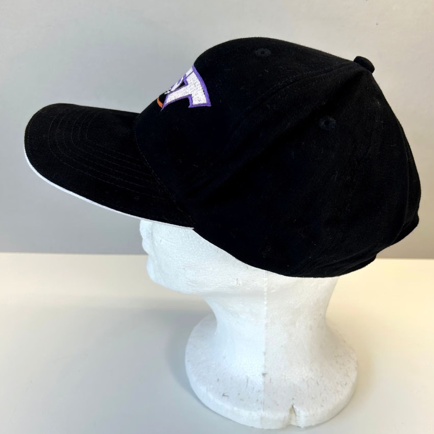 Vintage VINTAGE Big X 90s Hat Black One Size Adjustable Cotton Baseball Cap Mens Car Show Auto Classic Y2K Size ONE SIZE - 3 Thumbnail