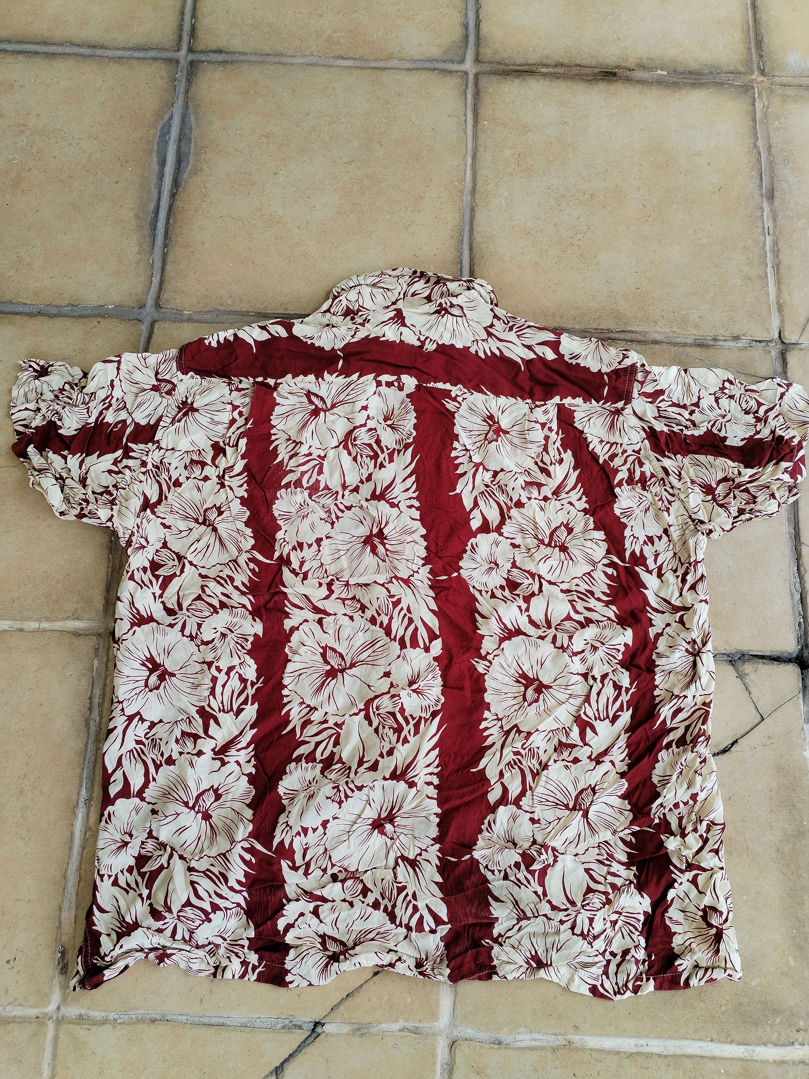 Sugar Cane Distressed Sun Surf Button Up Size US M / EU 48-50 / 2 - 2 Thumbnail