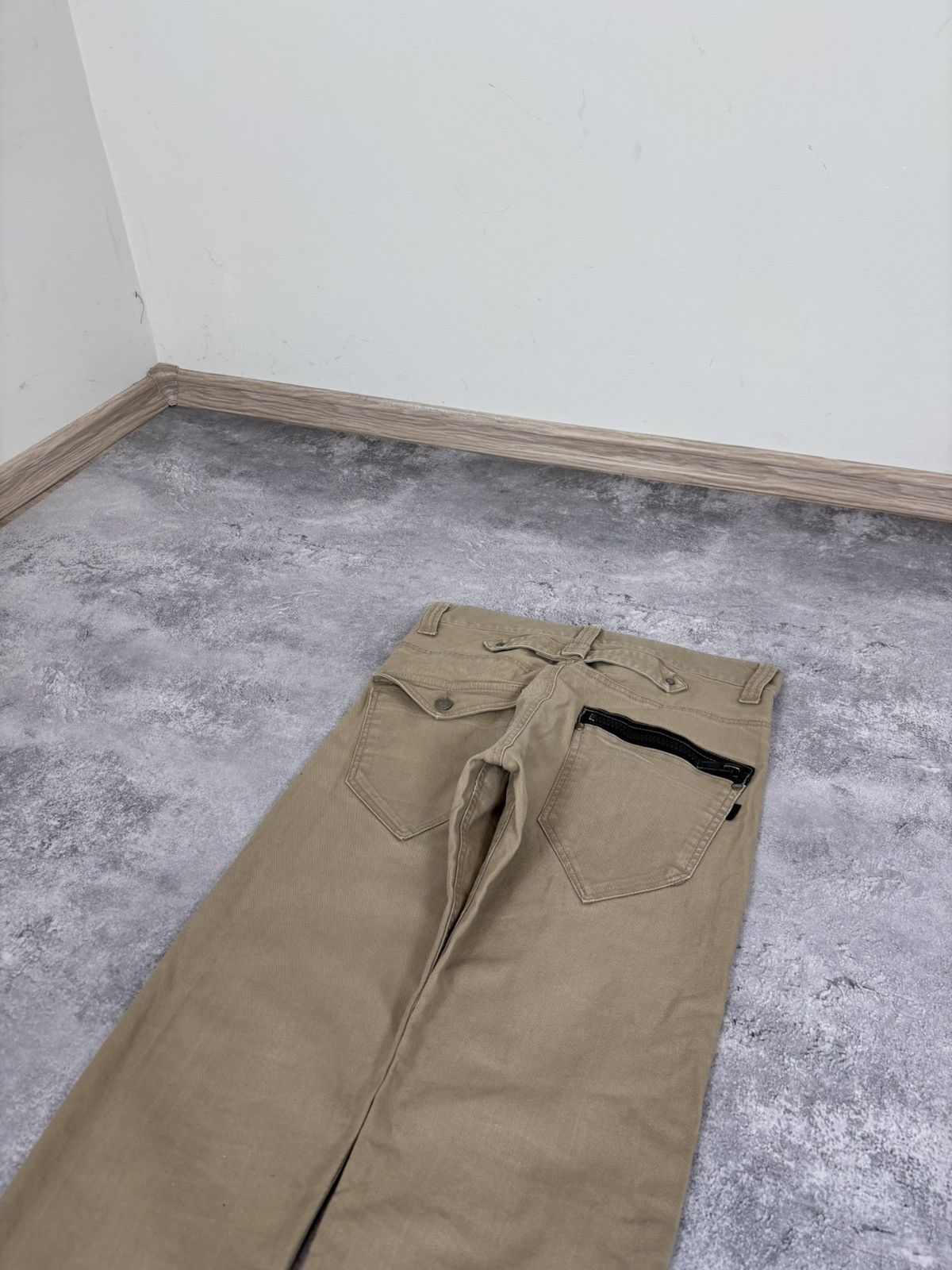Japanese Brand Bee Bell Y2K Japanese Men’s Buckle Back Pants Jeans Size US 30 / EU 46 - 4 Thumbnail