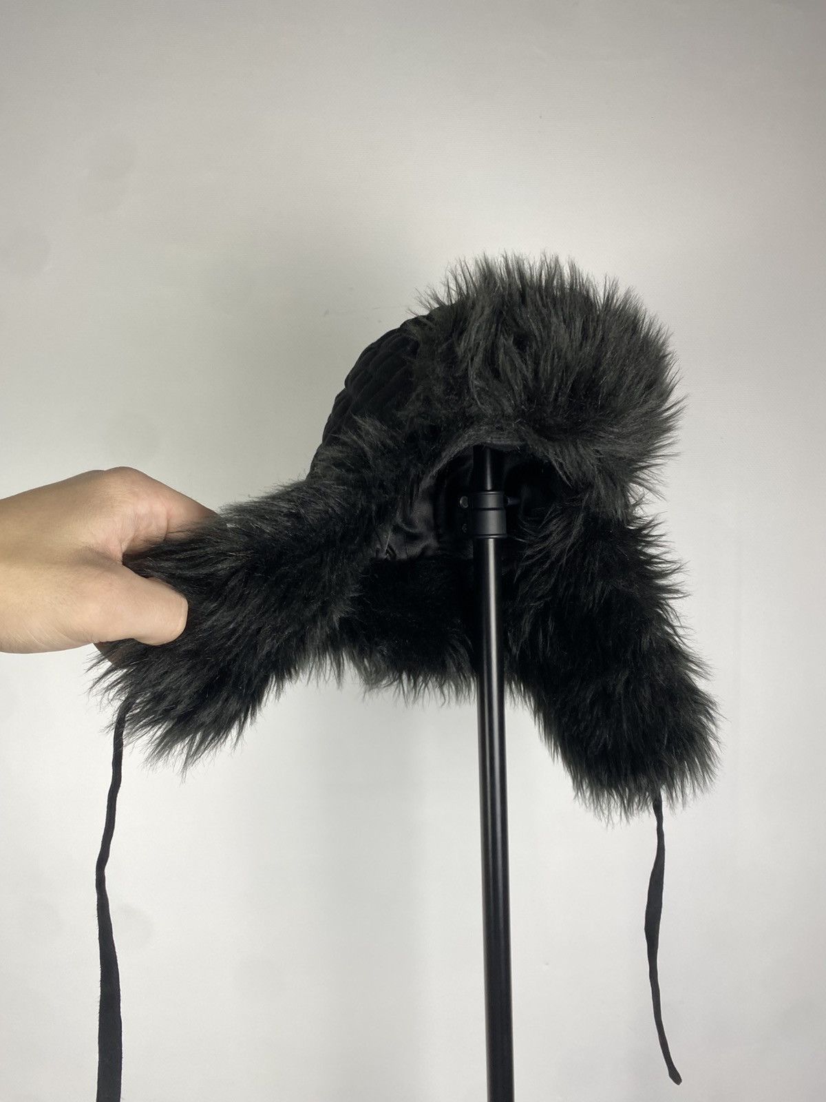 Hysteric Glamour × Japanese Brand Y2K American Vintage Fuzzy Hat Mohair Ushanka Beauty Beast Size ONE SIZE - 7 Thumbnail