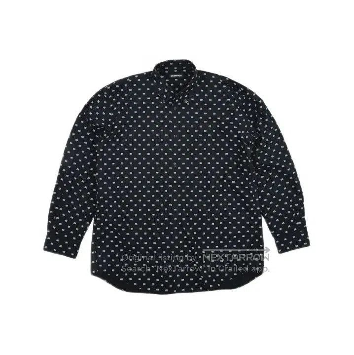 Balenciaga Balenciaga Black Letter Print Long Sleeve Shirt. Size US M / EU 48-50 / 2 - 2 Thumbnail