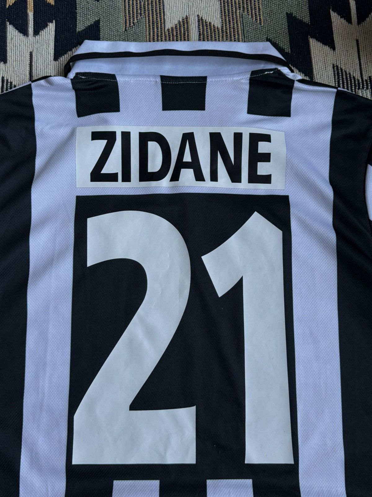 Kappa Vintage Kappa Juventus Zidane #21 Blockcore Soccer Jersey Size US S / EU 44-46 / 1 - 9 Thumbnail