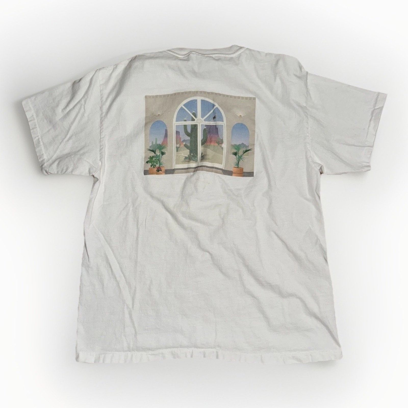 Band Tees × Hanes × Vintage 1996 Gaspard Eagle Graphic T-Shirt White Hanes L 21x26 Size US L / EU 52-54 / 3 - 5 Thumbnail