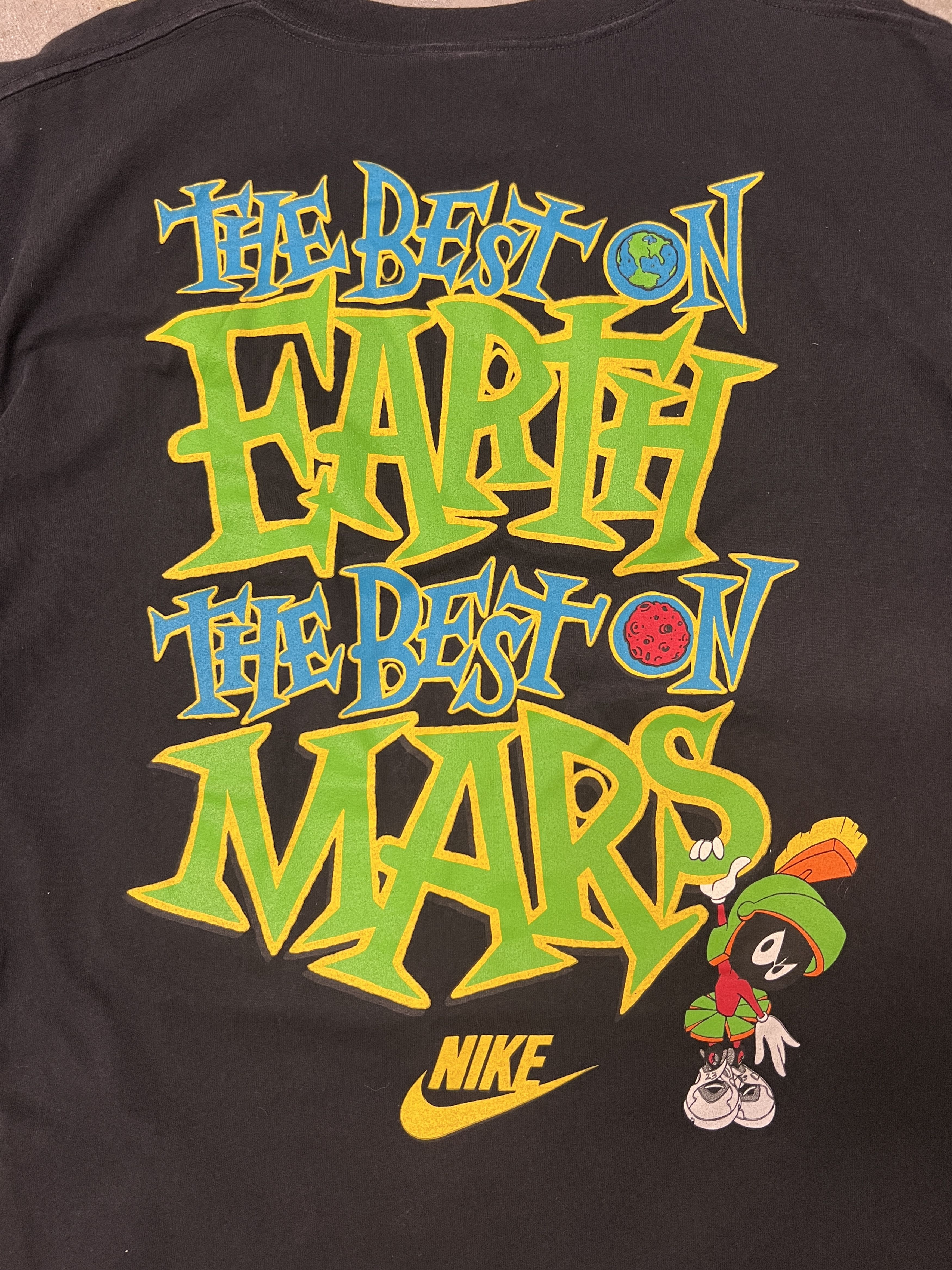 Nike × Vintage × Warner Bros Vintage 1993 Space Jam Looney Toons Double Sided Tee Shirt Size US L / EU 52-54 / 3 - 4 Thumbnail