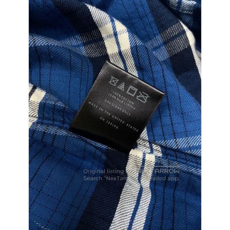 Fear of God Fear of God Blue Plaid Shirt M. Size US M / EU 48-50 / 2 - 5 Thumbnail