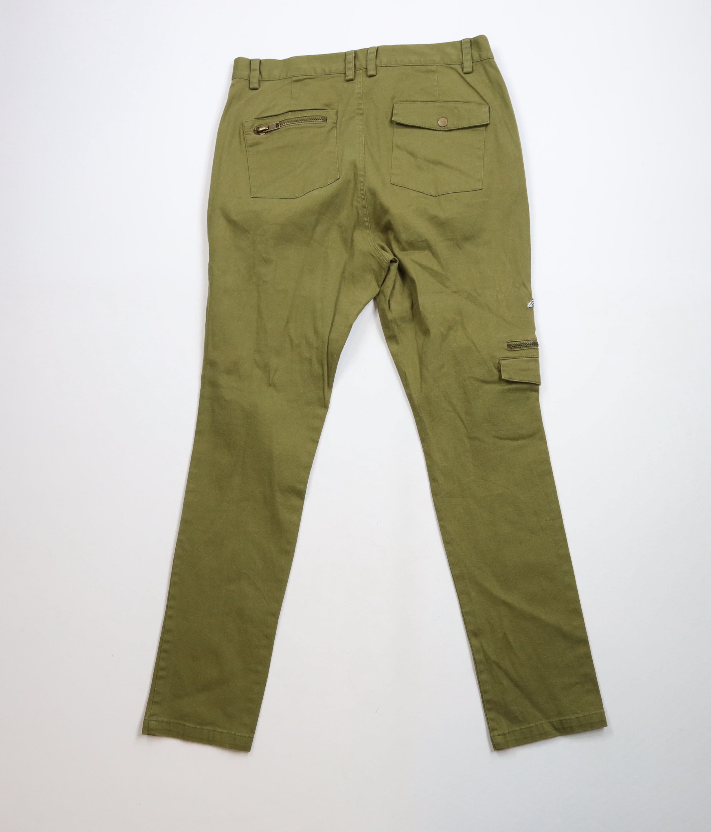 Vintage Vintage Y2K Babydoll Streetwear Tapered Leg Military Pants Size 32" / US 10 / IT 46 - 10 Thumbnail