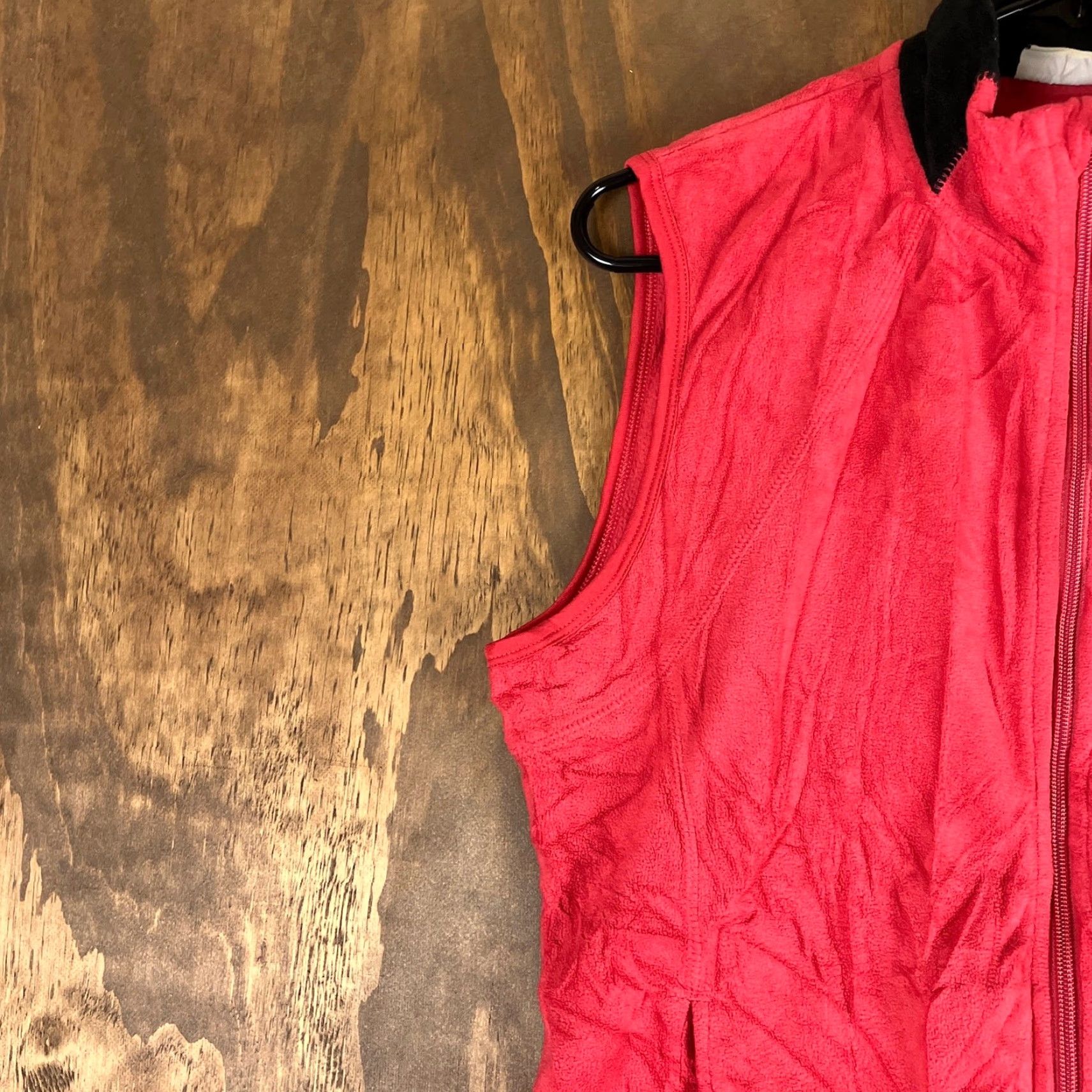 Vintage Gander Mtn Womens Vest Jacket Red Fleece Full Zip Open Pockets Medium Sleeveless MTN Vest Womens Red Fleece Full Zip Size M / US 6-8 / IT 42-44 - 4 Thumbnail
