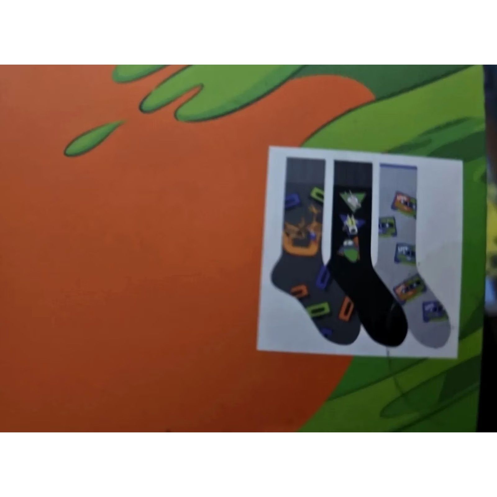 Nickelodeon NICKELODEON Best Hits Socks BoomBox Set 3 Pairs Crew Socks Men 6-12 Multicolor 3 Pairs Nickelodeon Best Hits Socks BoomBox Set Size ONE SIZE - 8 Thumbnail