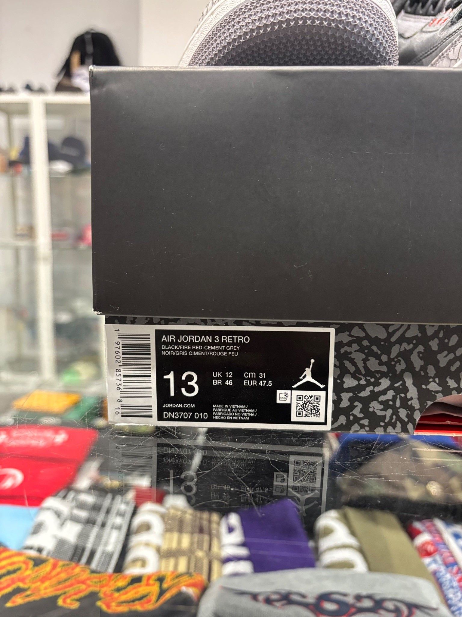Jordan Brand Jordan 3 Black Cement (2024) Size US 13 / EU 46 - 7 Thumbnail