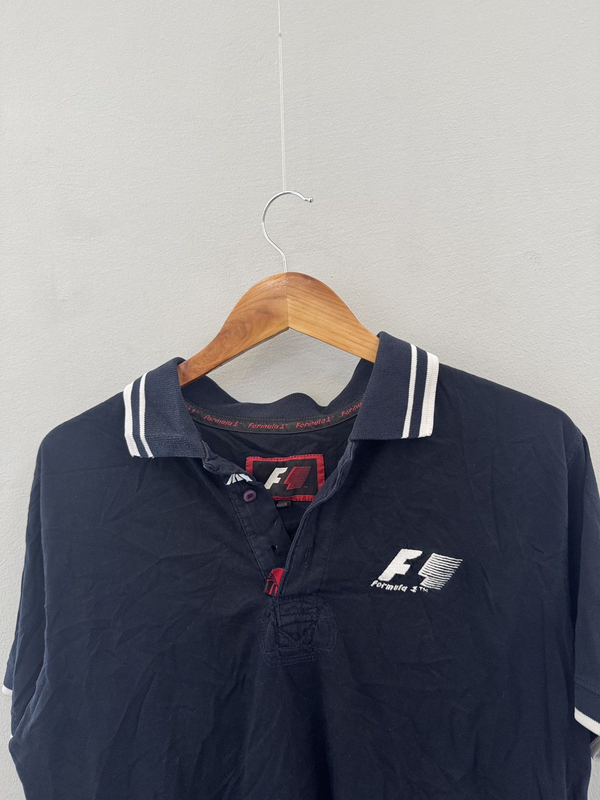 Formula 1 Vintage Y2K Formula 1 Polo Shirt Size US M / EU 48-50 / 2 - 2 Thumbnail