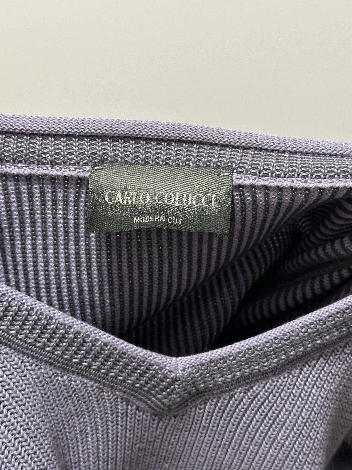 Carlo Colucci Carlo Colucci Mens Sweater Modern Cut Knit Size US L / EU 52-54 / 3 - 9 Thumbnail