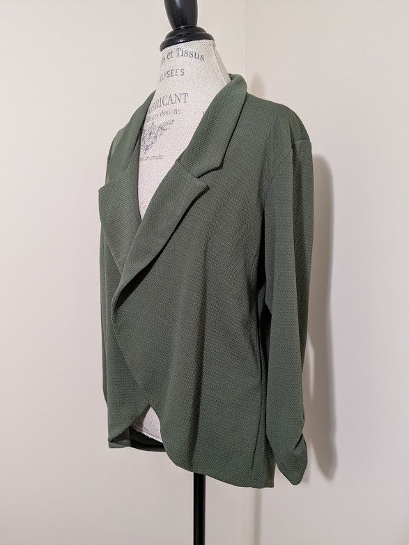 Other Charming Charlie open front olive NWT sweater Size XL / US 12-14 / IT 48-50 - 2 Thumbnail