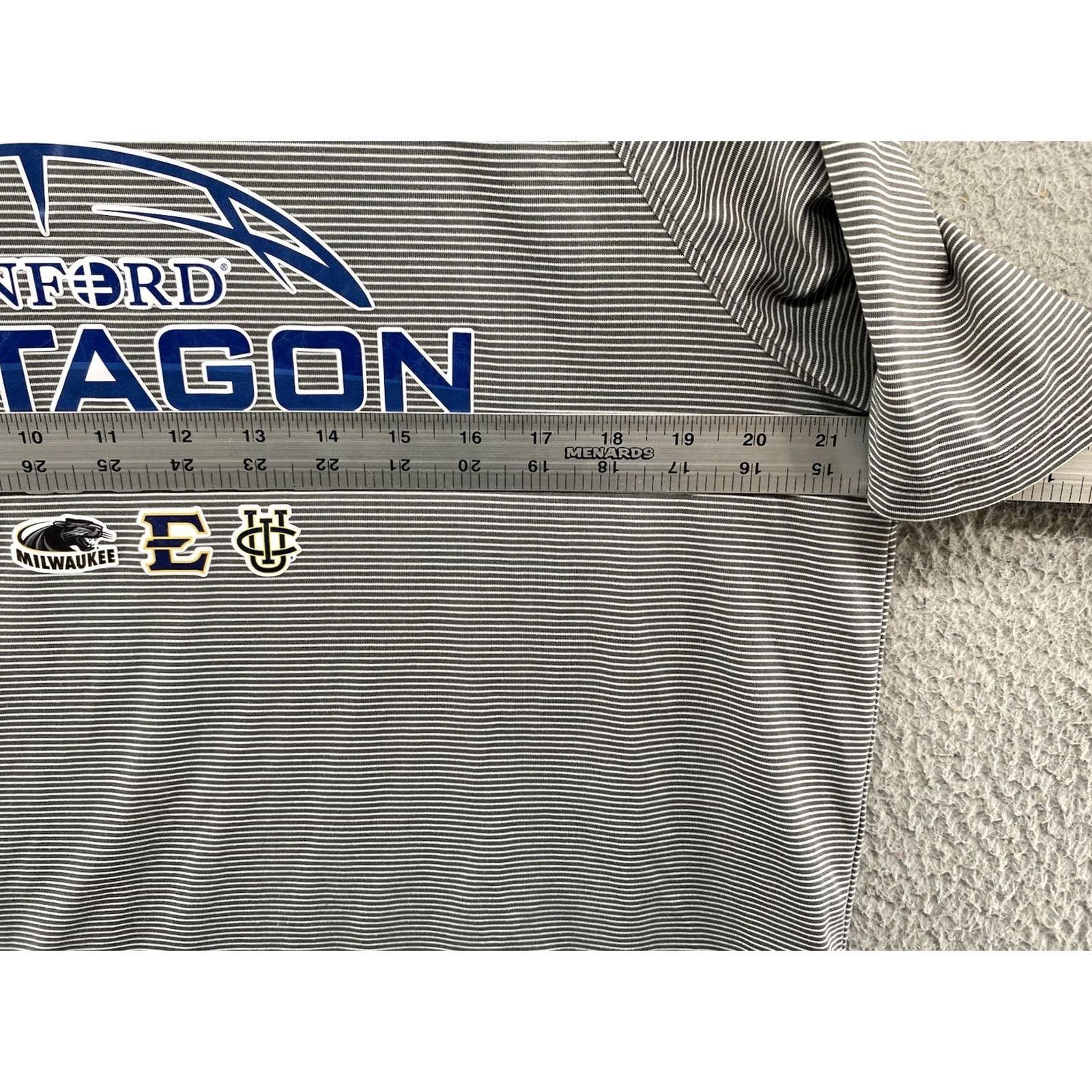 Under Armour Under Armour Mens Gray SANFORD PENTAGON Basketball Shirt Size L SS Athletic HeatGear Shirt Mens Baseball Sports Shirt Size US L / EU 52-54 / 3 - 4 Thumbnail