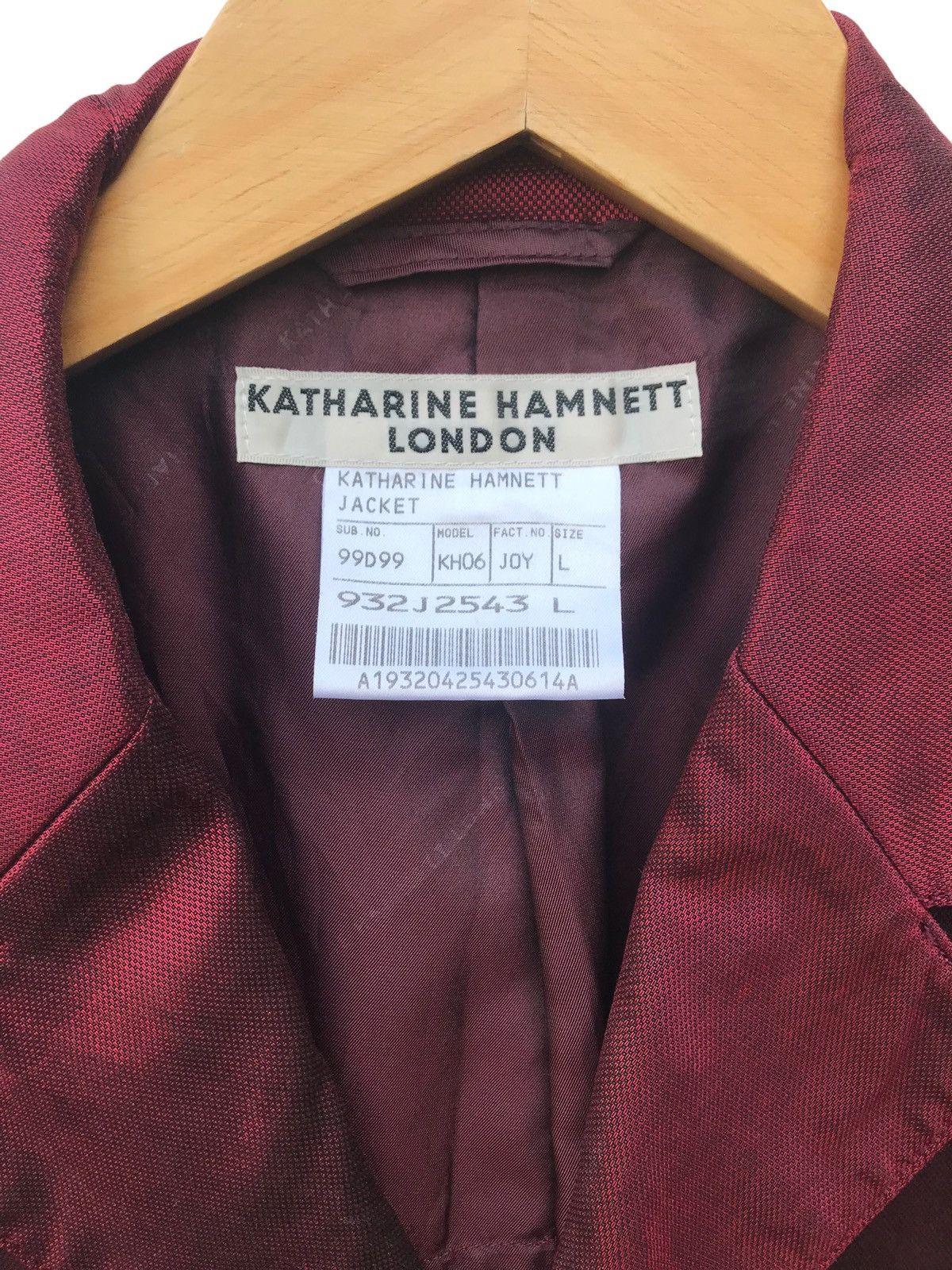 Katharine Hamnett London Katharine Hamnett London Japan Blazer Coat Size US M / EU 48-50 / 2 - 3 Thumbnail