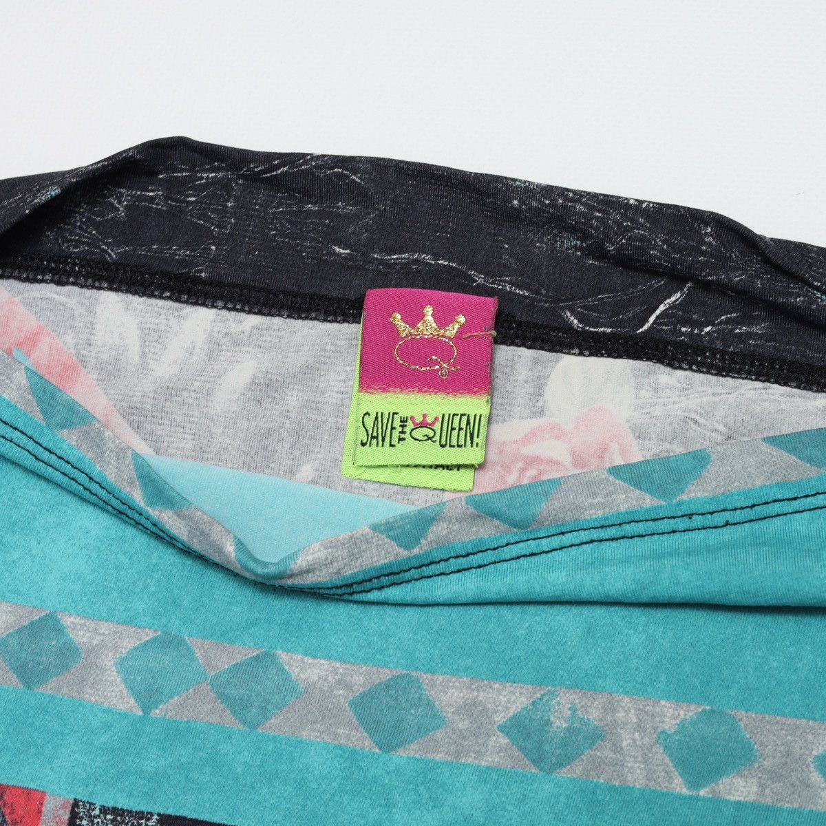Other Save The Queen Nylon Printed Top Size L / US 10 / IT 46 - 10 Thumbnail