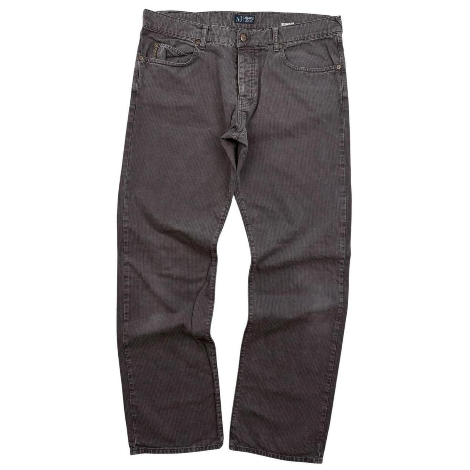 Emporio Armani Armani Jeans Pinstripe Denim (36”) Size US 36 / EU 52 - 2 Thumbnail