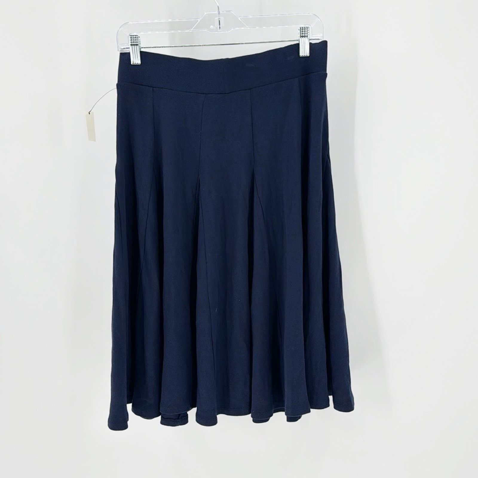 Other Talbots SUPERSOFT PONTE MIDI SKIRT navy blue versatile midi Size 27" / US 4 / IT 40 - 2 Thumbnail
