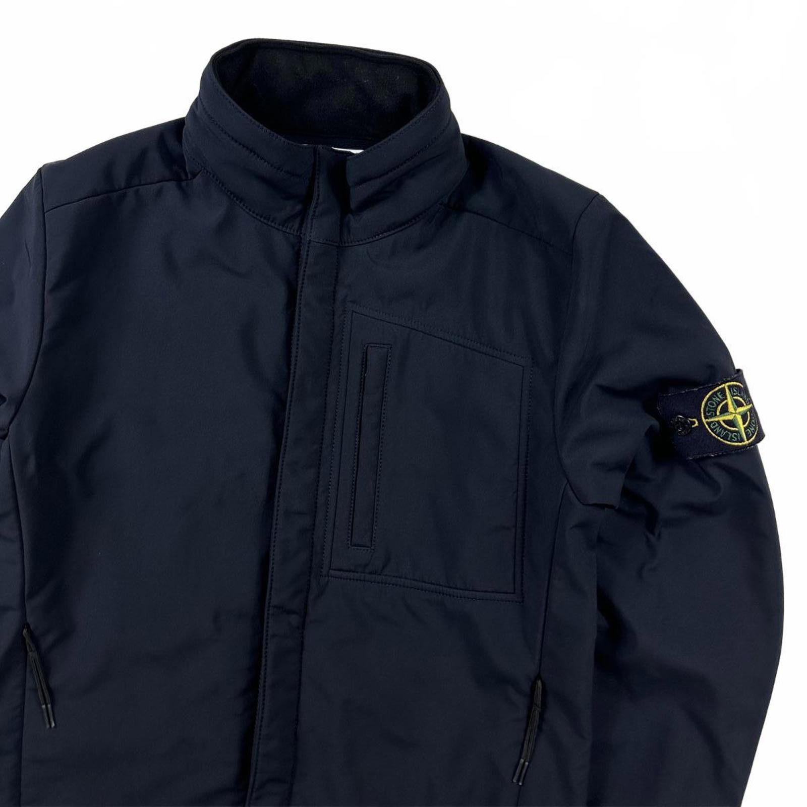 Stone Island Stone Island Soft Shell R Zip Up Jacket Navy Blue Small Size US S / EU 44-46 / 1 - 2 Thumbnail