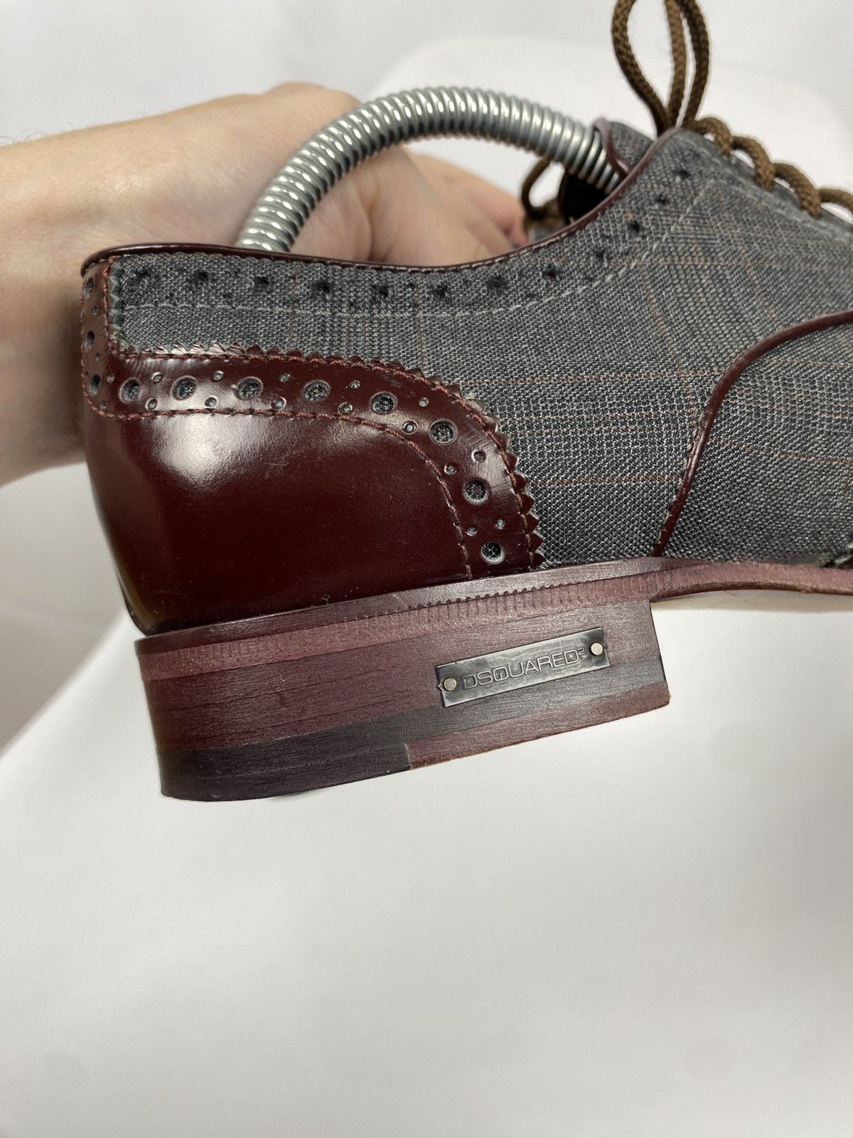 Dsquared2 Dsquared2 Derby Brogues Denim Leather size 40.5 Size US 10.5 / IT 40.5 - 8 Thumbnail