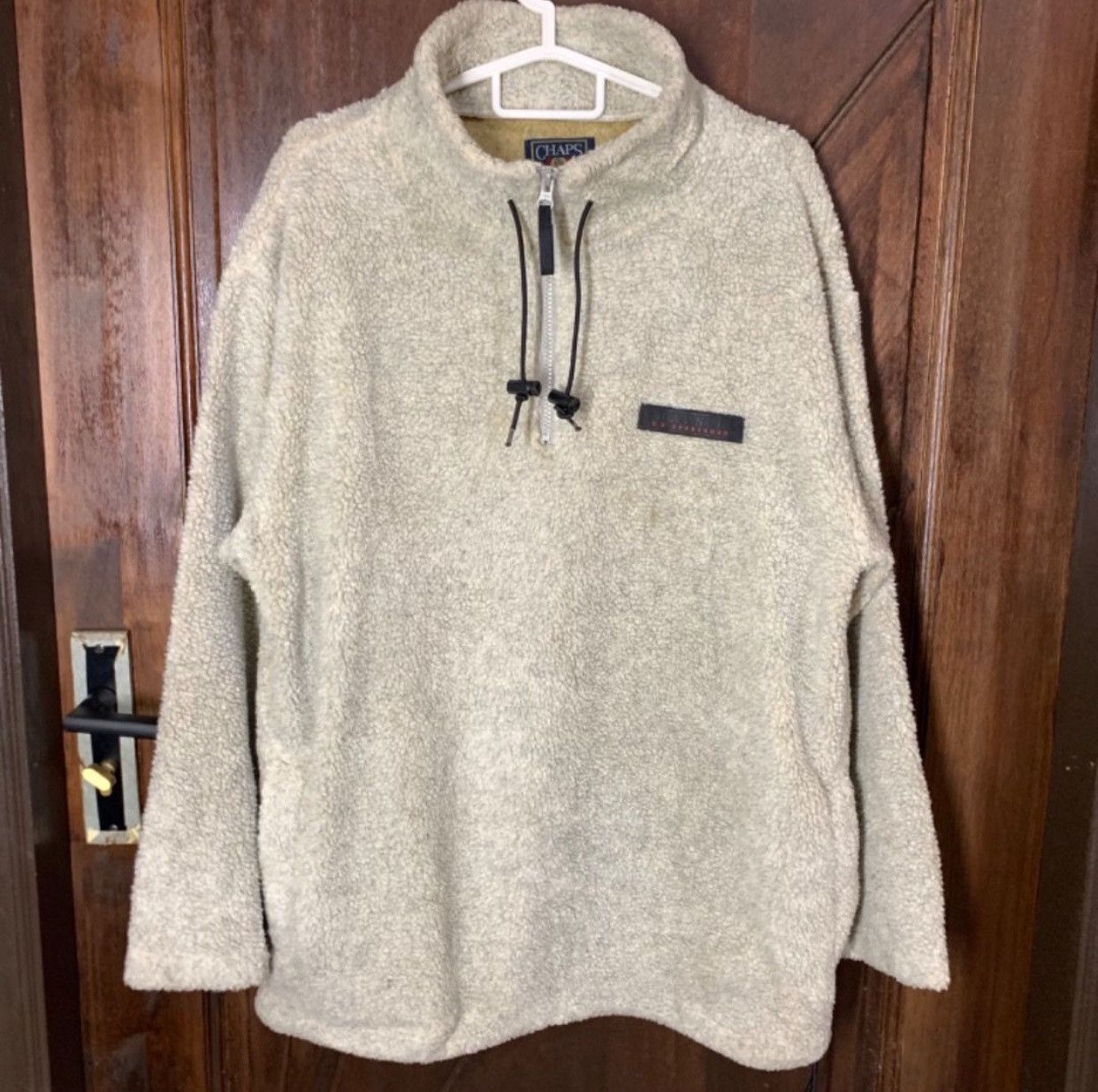 Chaps Ralph Lauren Half Zipper Fleece Small Logo