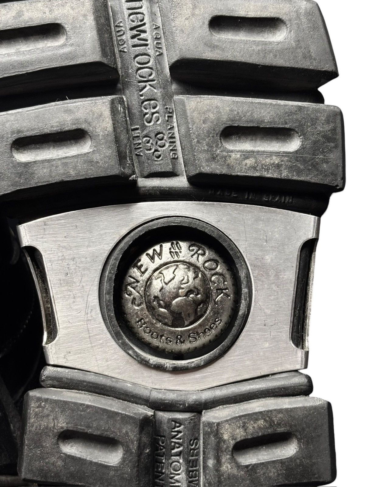 New Rock Vintage New Rock knee high terminator boots grey Size 38 Size US 8 / IT 38 - 12 Thumbnail