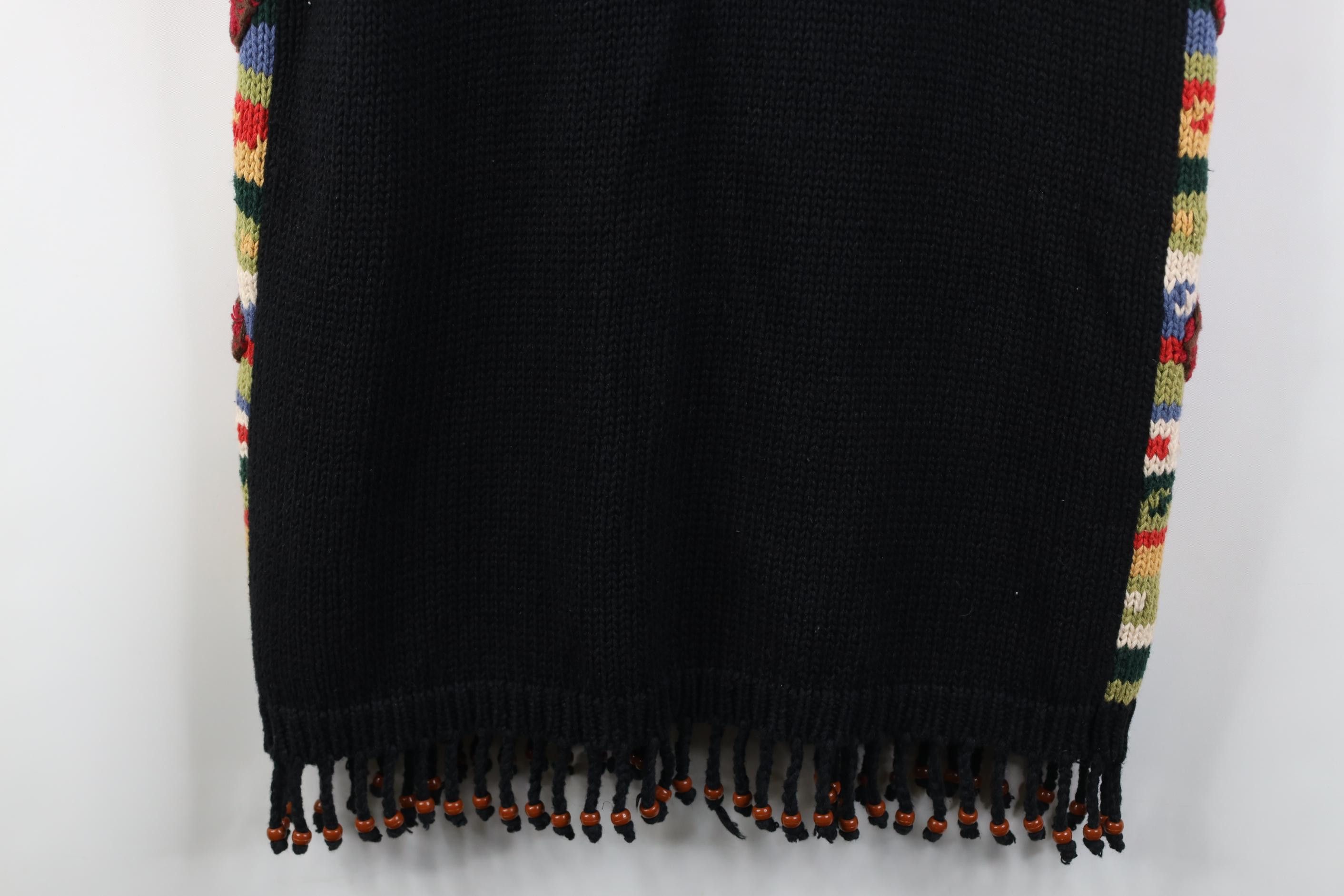 Vintage Vintage 90s Boho Chic Beaded Southwestern Cardigan Sweater Size M / US 6-8 / IT 42-44 - 11 Thumbnail