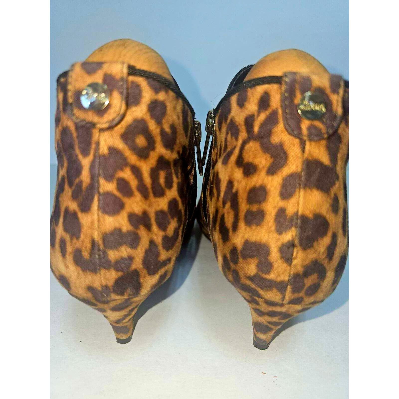 Sam Edelman Circus Sam Edelman Sz 8 Leopard Print Womens Bootie Size US 8 / IT 38 - 4 Thumbnail