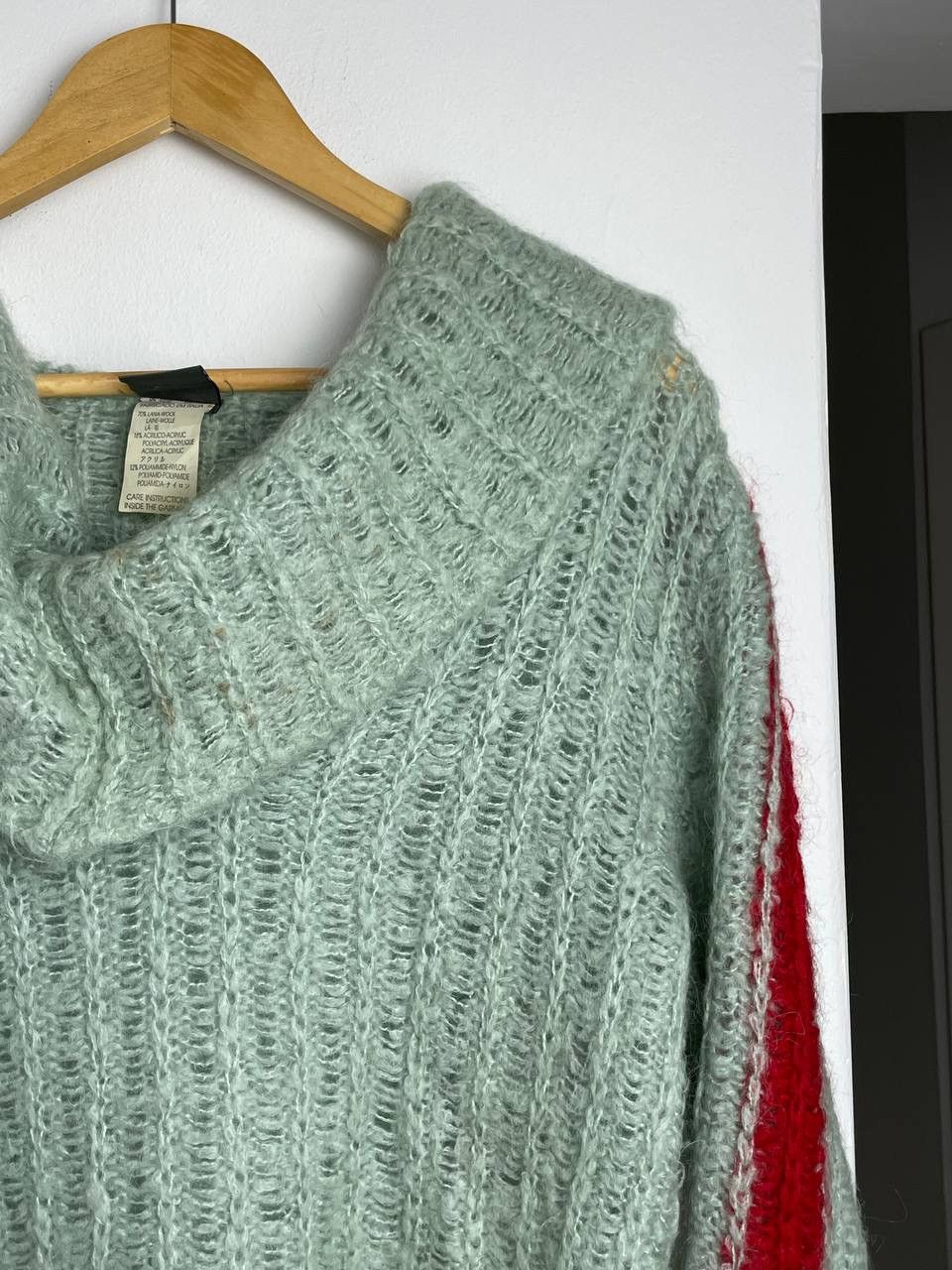 55DSL × Vintage DSL 55 Diesel Wool Sweater Knit Rare Item Old Money Y2K Size L / US 10 / IT 46 - 2 Thumbnail