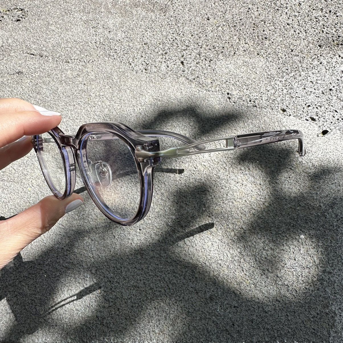 Other Minimal Clear Glasses | Y2K Streetwear KZ1042-05 Size ONE SIZE - 2 Thumbnail