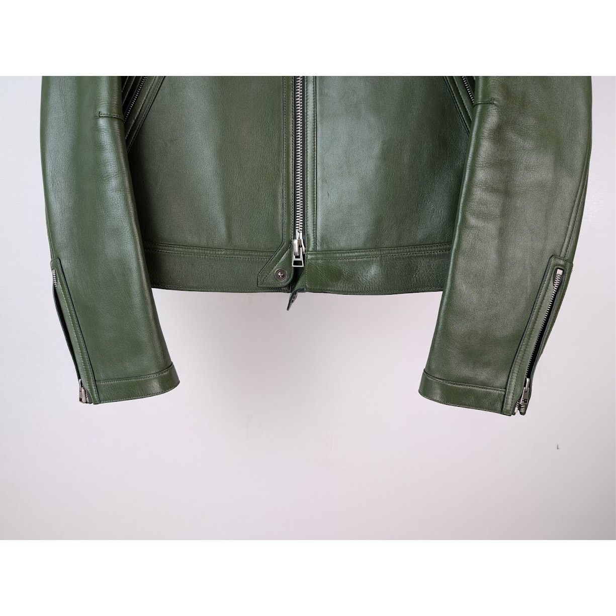 Tom Ford o1rshd1 Leather Jacket in Green Size US M / EU 48-50 / 2 - 4 Thumbnail