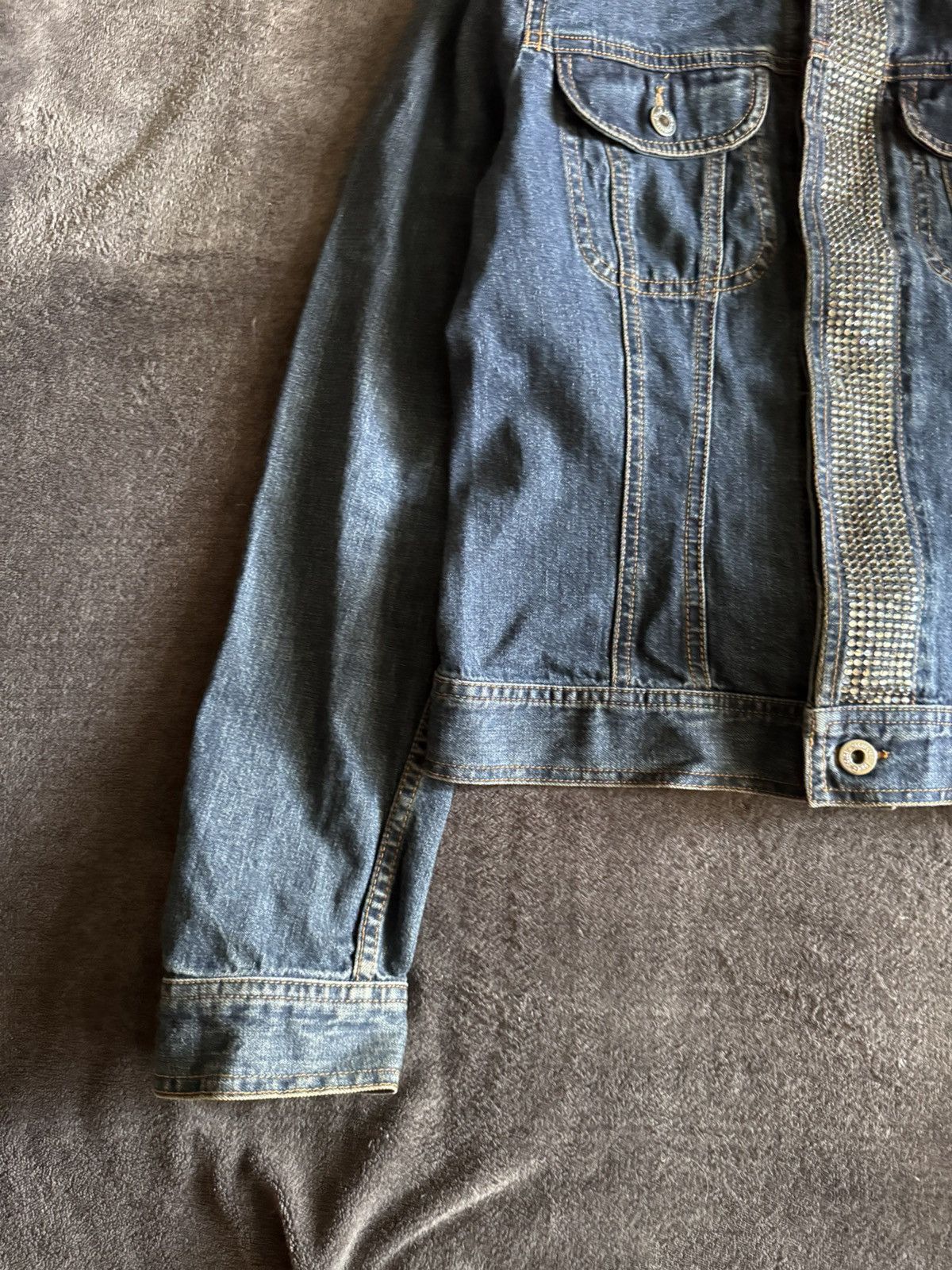 Dolce & Gabbana Dolce Gabbana woman's denim jacket with rhinestones Size M / US 6-8 / IT 42-44 - 3 Thumbnail