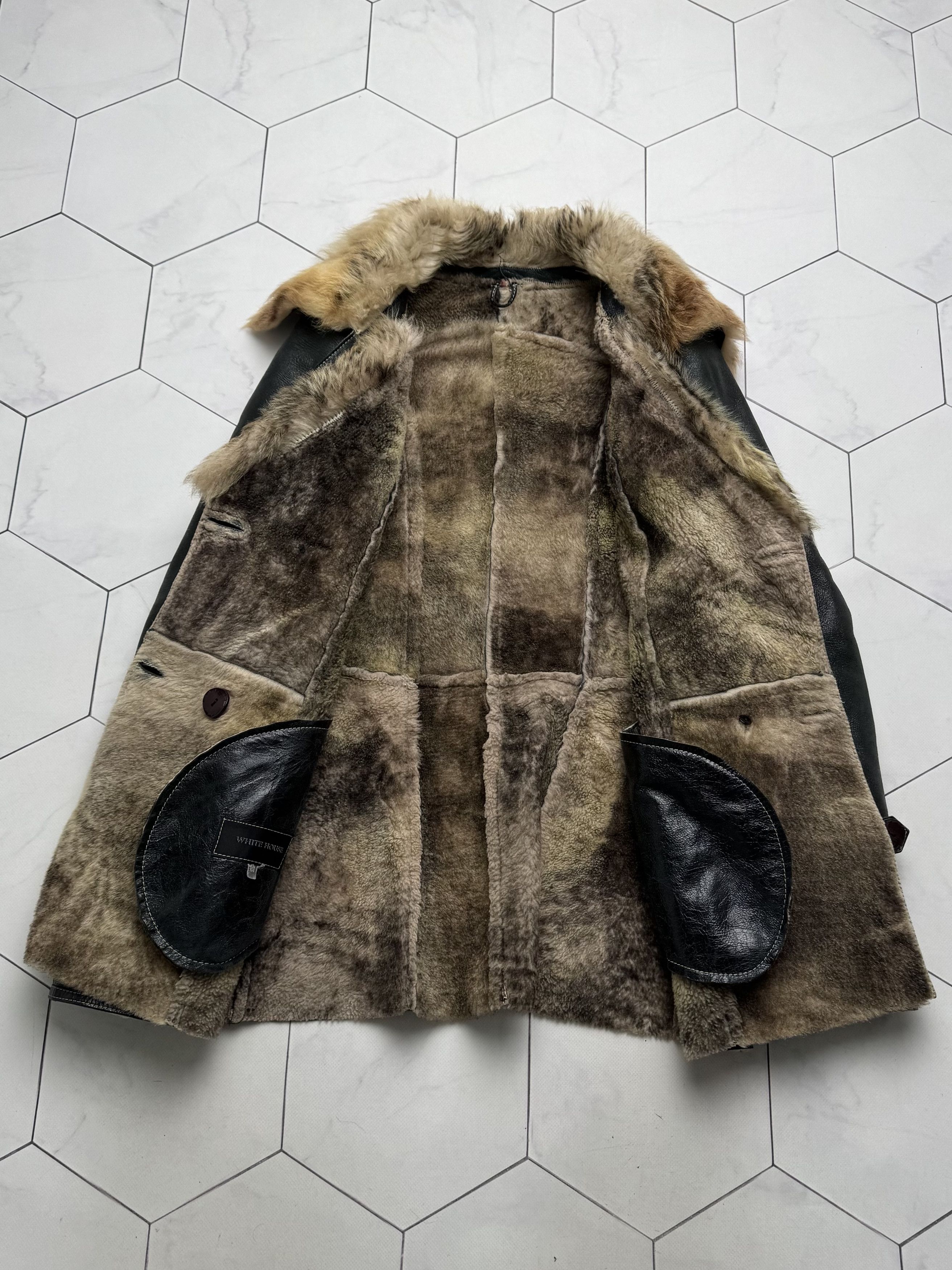 Vintage Vintage Real Sheepskin Coat (B550) Size M / US 6-8 / IT 42-44 - 8 Thumbnail