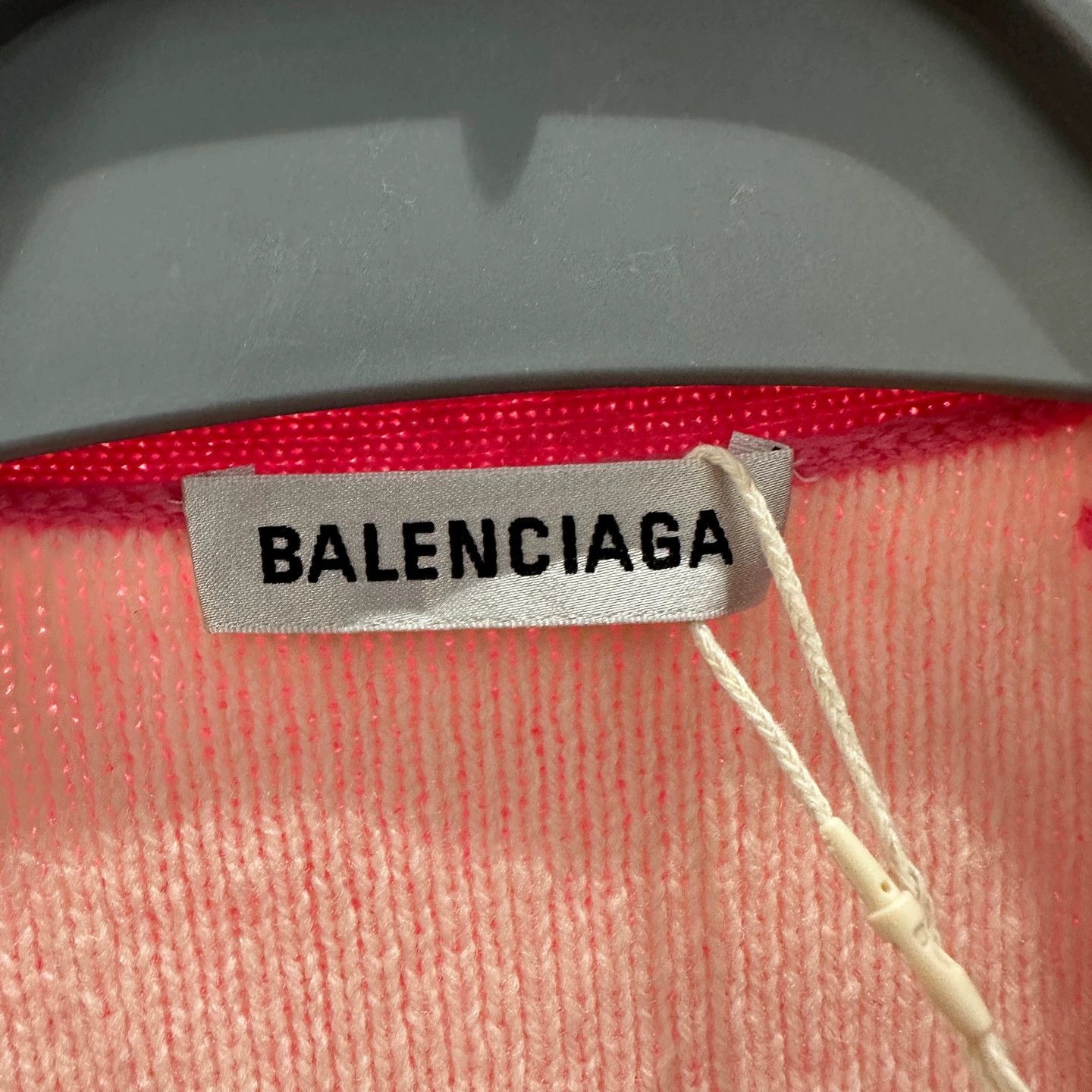 Balenciaga BALENCIAGA apr666 all-over slogan knit cardigan M wool Size M / US 6-8 / IT 42-44 - 3 Thumbnail