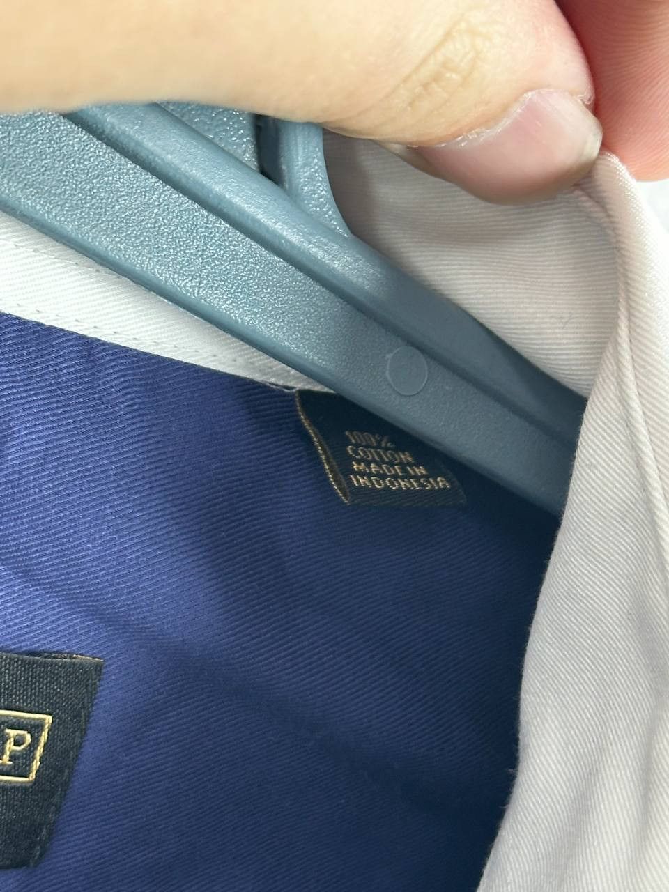 Donald Trump Donald J Trump Signature Collection Navy Luxury Dress Shirt Size US M / EU 48-50 / 2 - 6 Thumbnail
