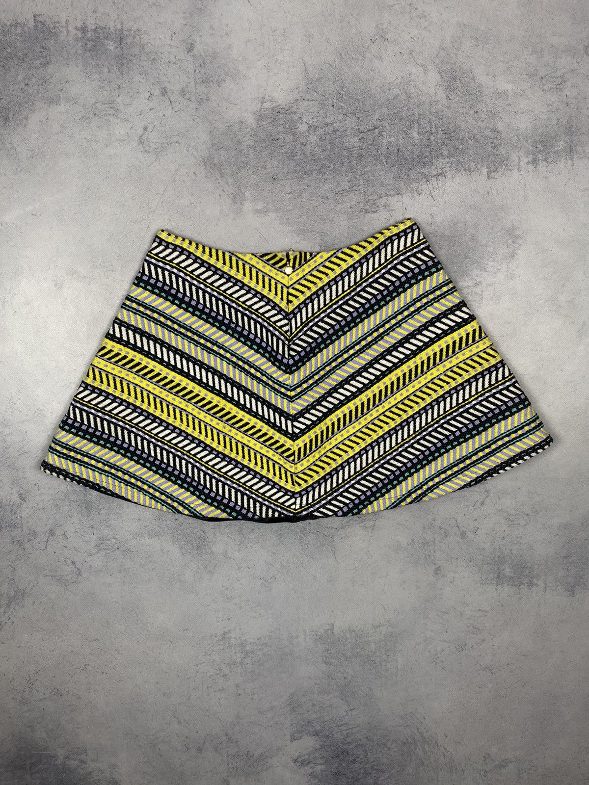 Just Cavalli Just Cavalli Women's Multi-Color Striped A-Line Mini Skirt Size S / US 4 / IT 40 - 7 Thumbnail