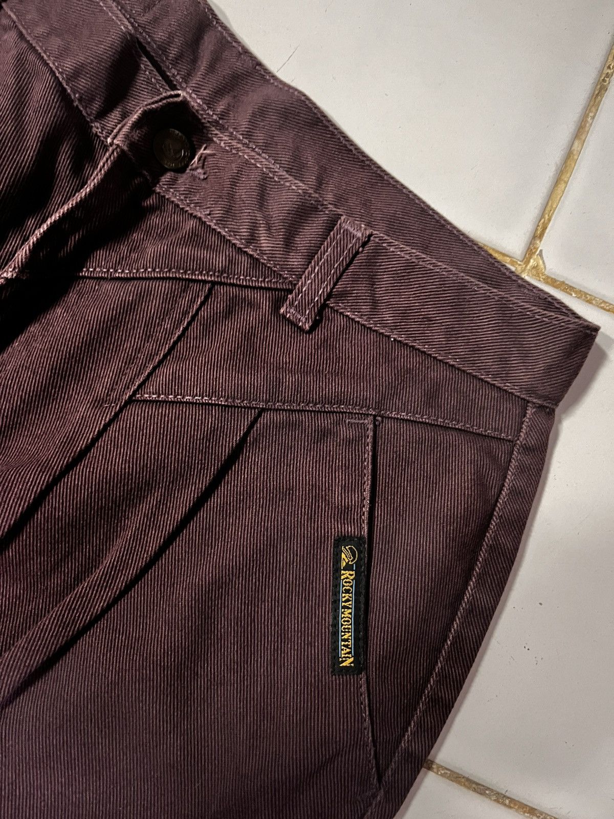 Other VINTAGE 90s ROCKY MOUNTAIN JEANS - PURPLE/PLUM Size US 30 / EU 46 - 4 Thumbnail