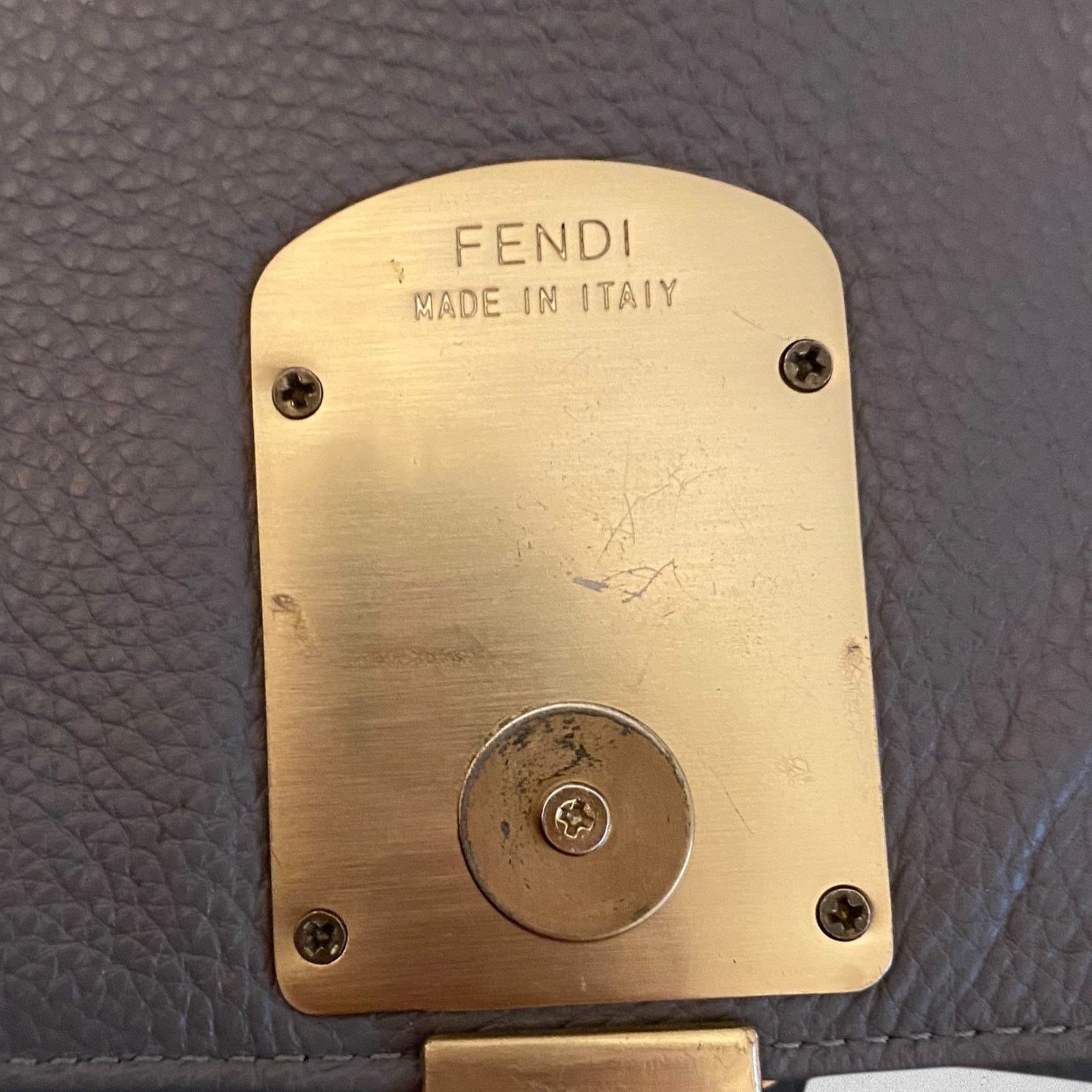 Fendi Fendi Python Trimmed Anna Shoulder Bag Size ONE SIZE - 9 Thumbnail