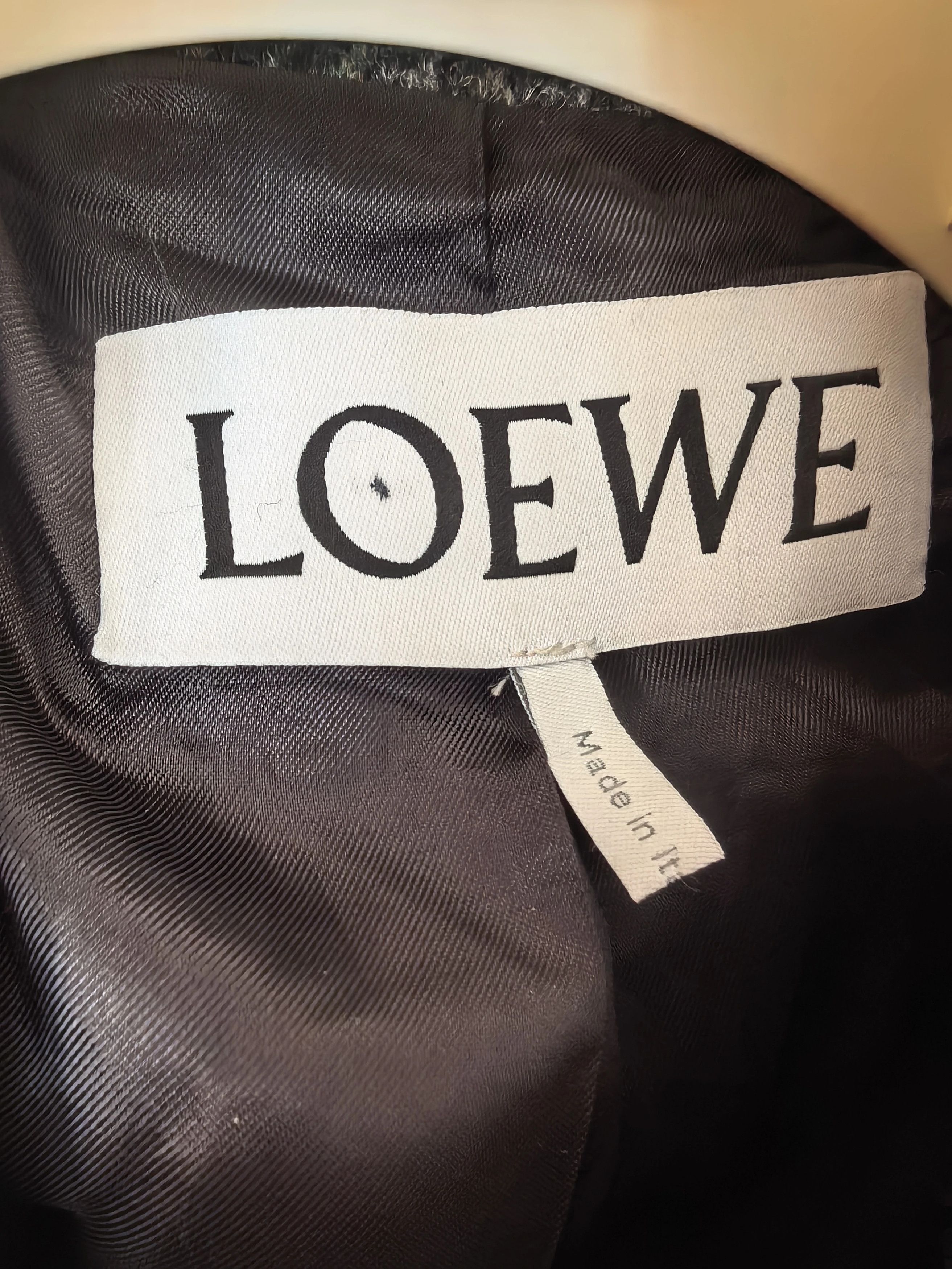 Loewe LOEWE SS24 Black Emerald Green Overcoat 46 Unisex Size US S / EU 44-46 / 1 - 3 Thumbnail