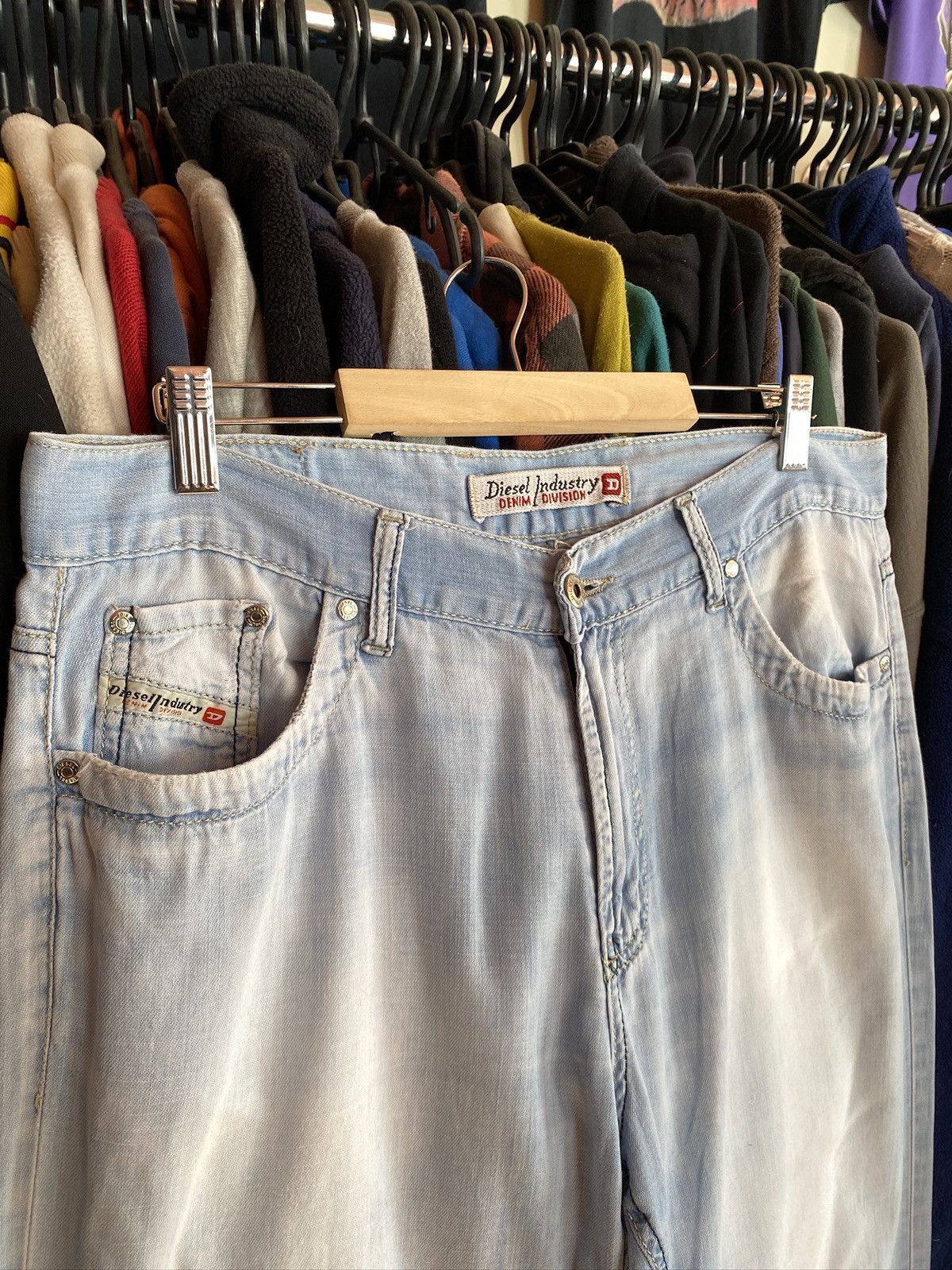 Diesel VINTAGE DIESEL DENIM JEANS Y2k Size US 33 - 2 Thumbnail